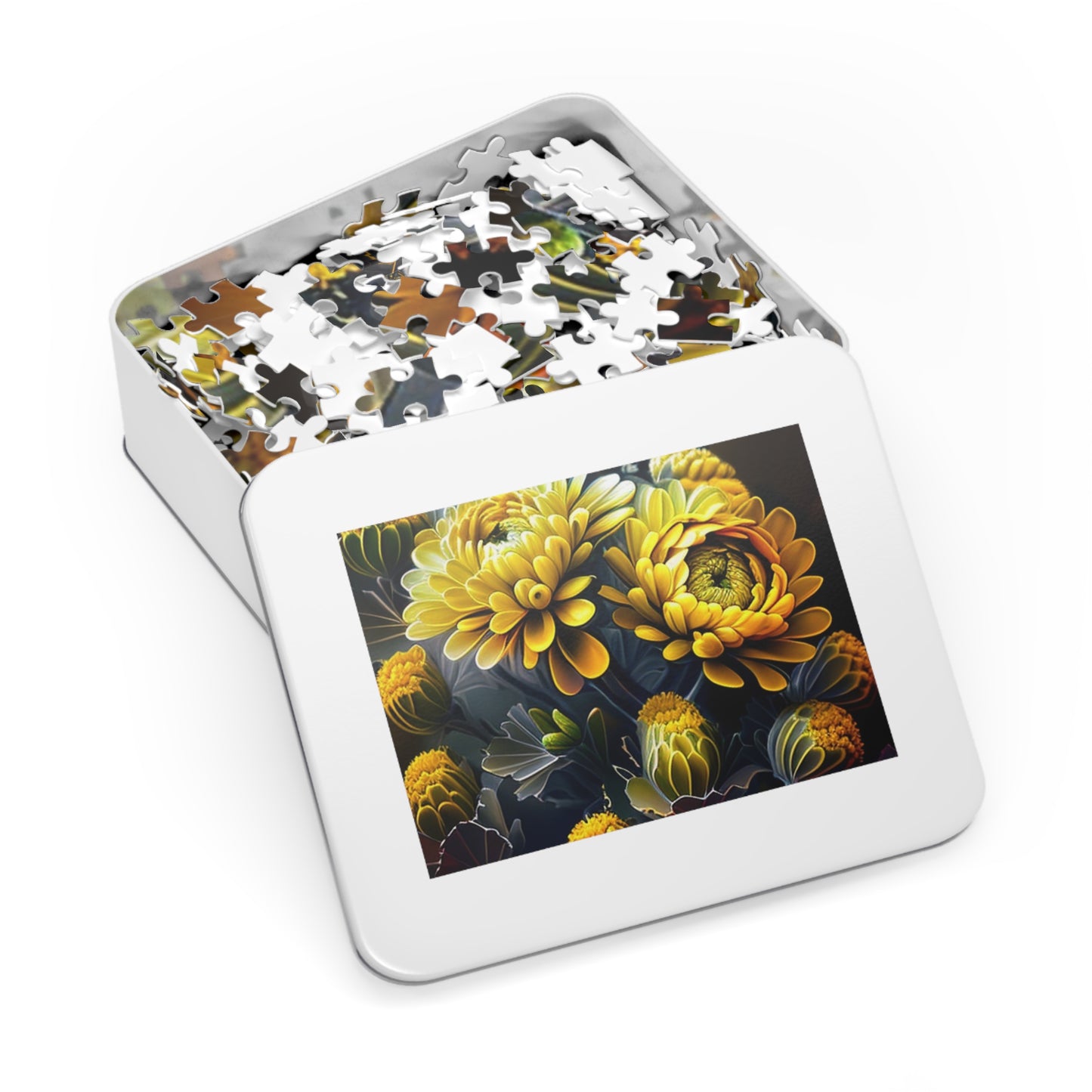 Jigsaw Puzzle (30, 110, 252, 500,1000-Piece) Yellow Hermosas Flores Amarillas 4