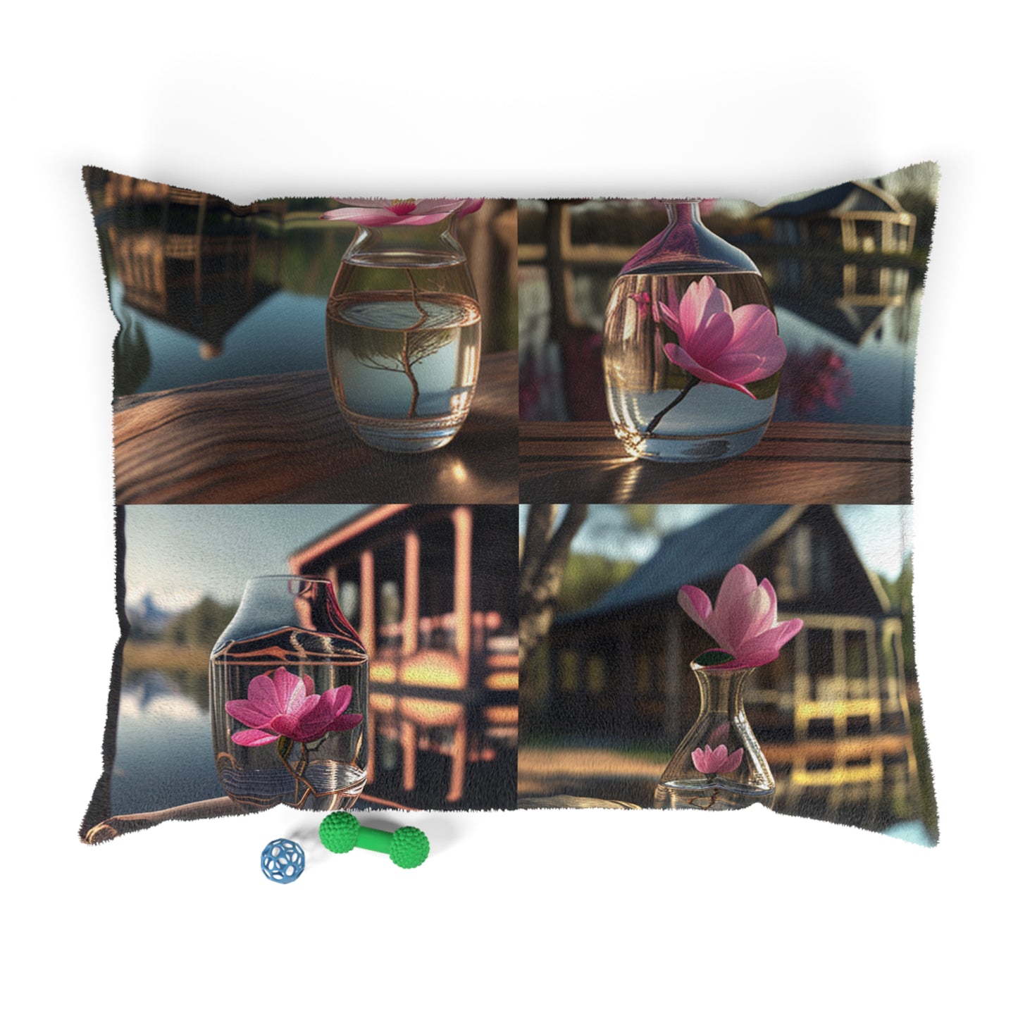 Pet Bed Magnolia in a Glass vase 5