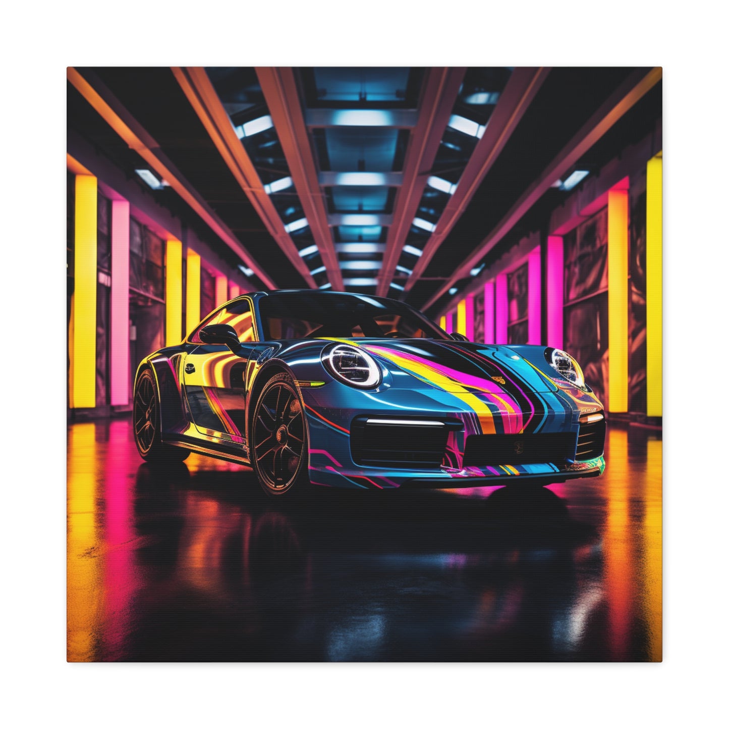 Canvas Gallery Wraps Macro Porsche 1