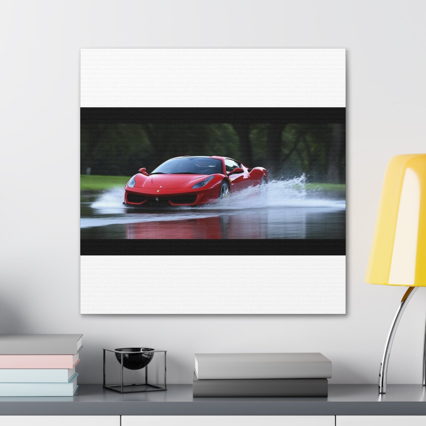 Canvas Gallery Wraps Water Ferrari Splash 2