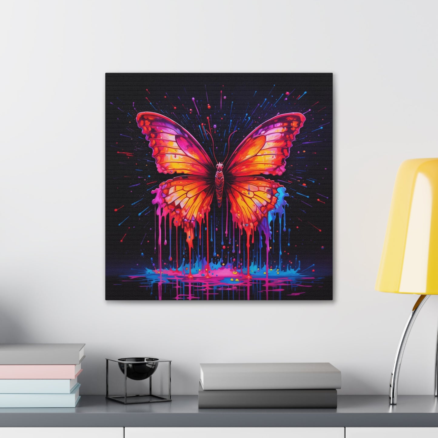 Canvas Gallery Wraps Pink Butterfly Flair 4