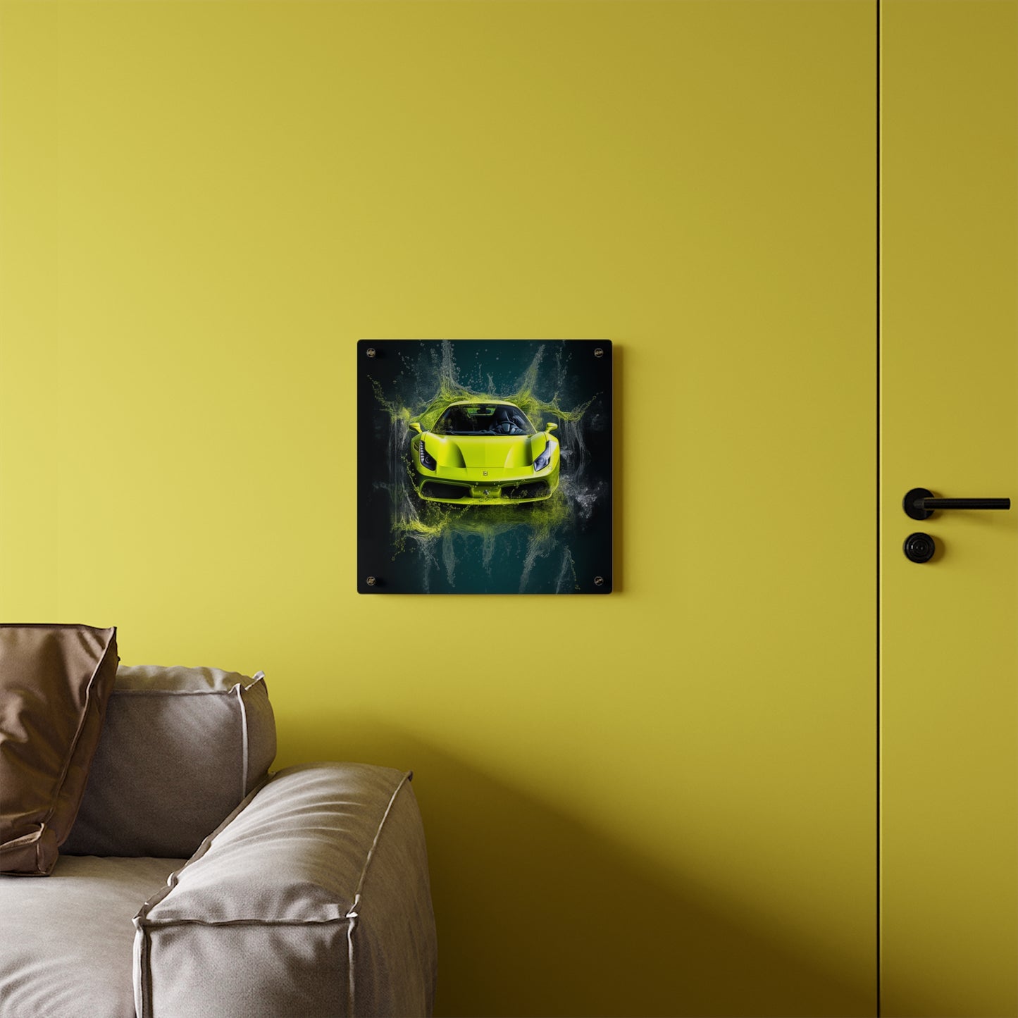 Acrylic Wall Art Panels Farrari Water 4