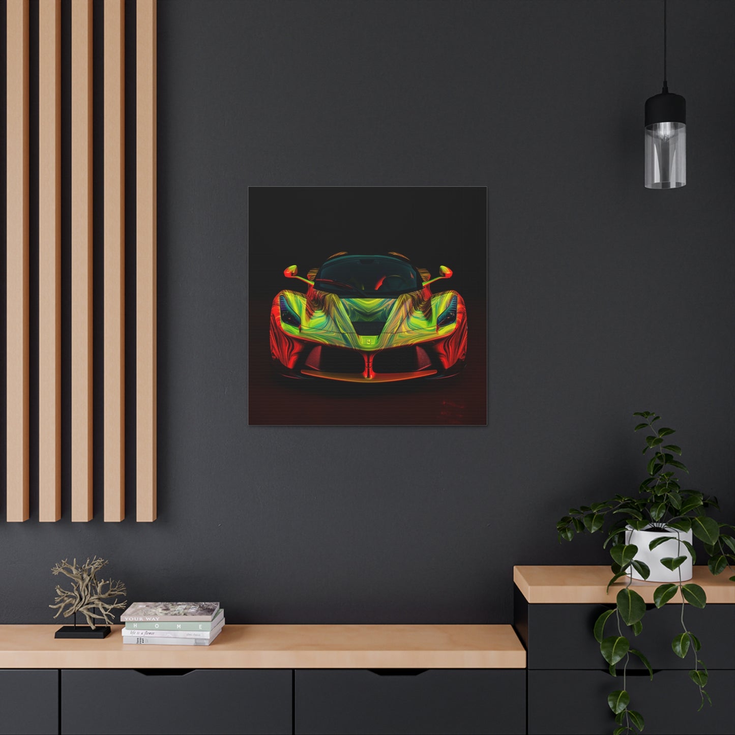 Canvas Gallery Wraps Ferrari Neon 1