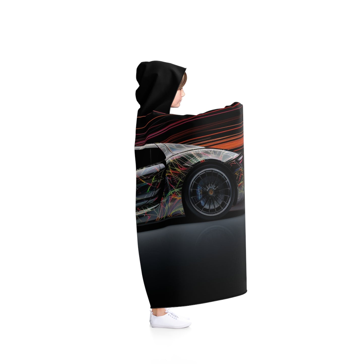 Hooded Blanket Porsche Line 4