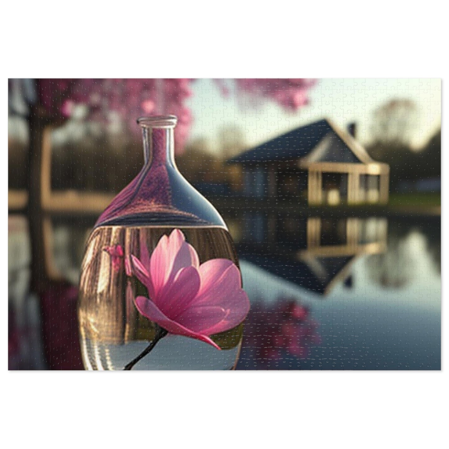 Jigsaw Puzzle (30, 110, 252, 500,1000-Piece) Magnolia in a Glass vase 2