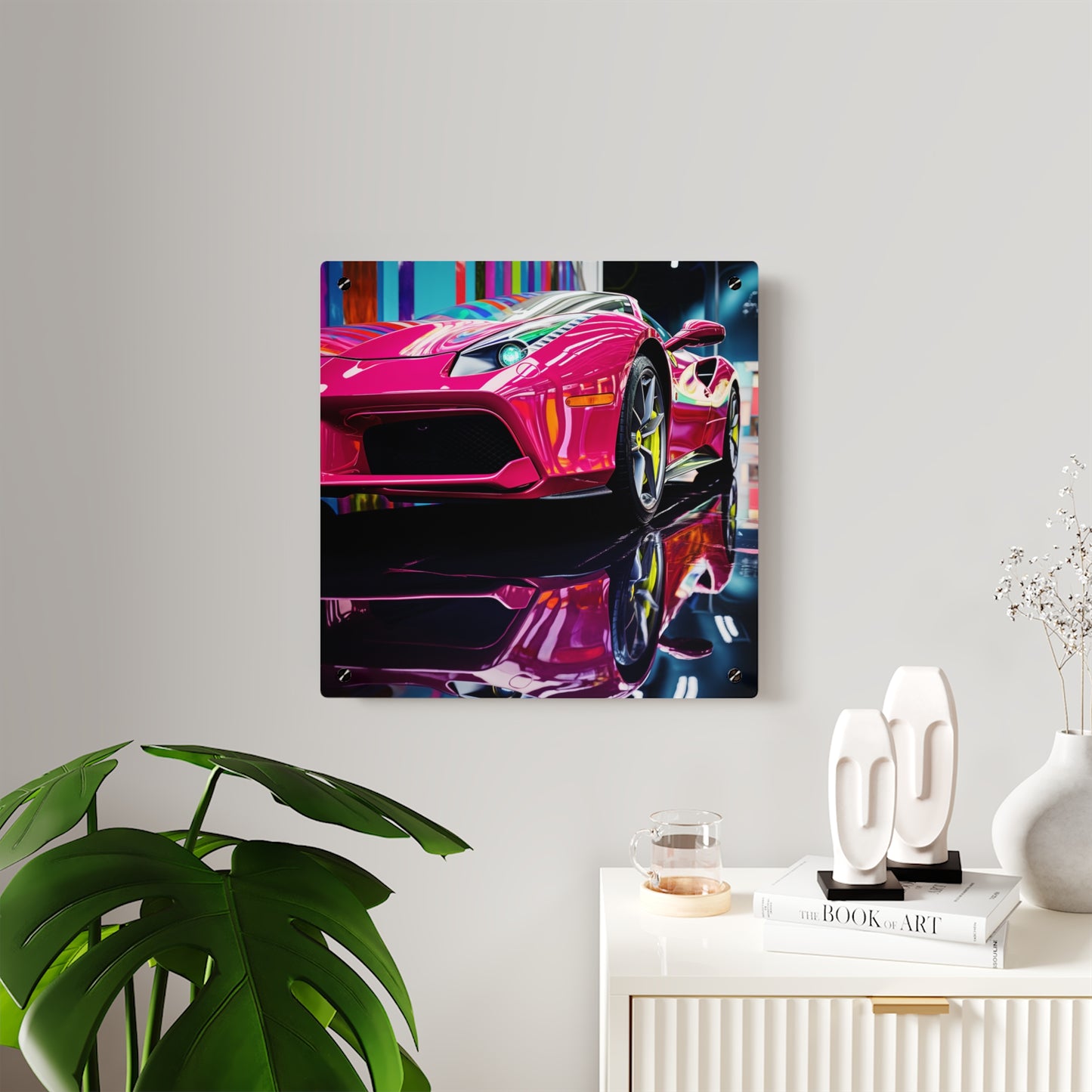 Acrylic Wall Art Panels Ferrari Flair Macro 2