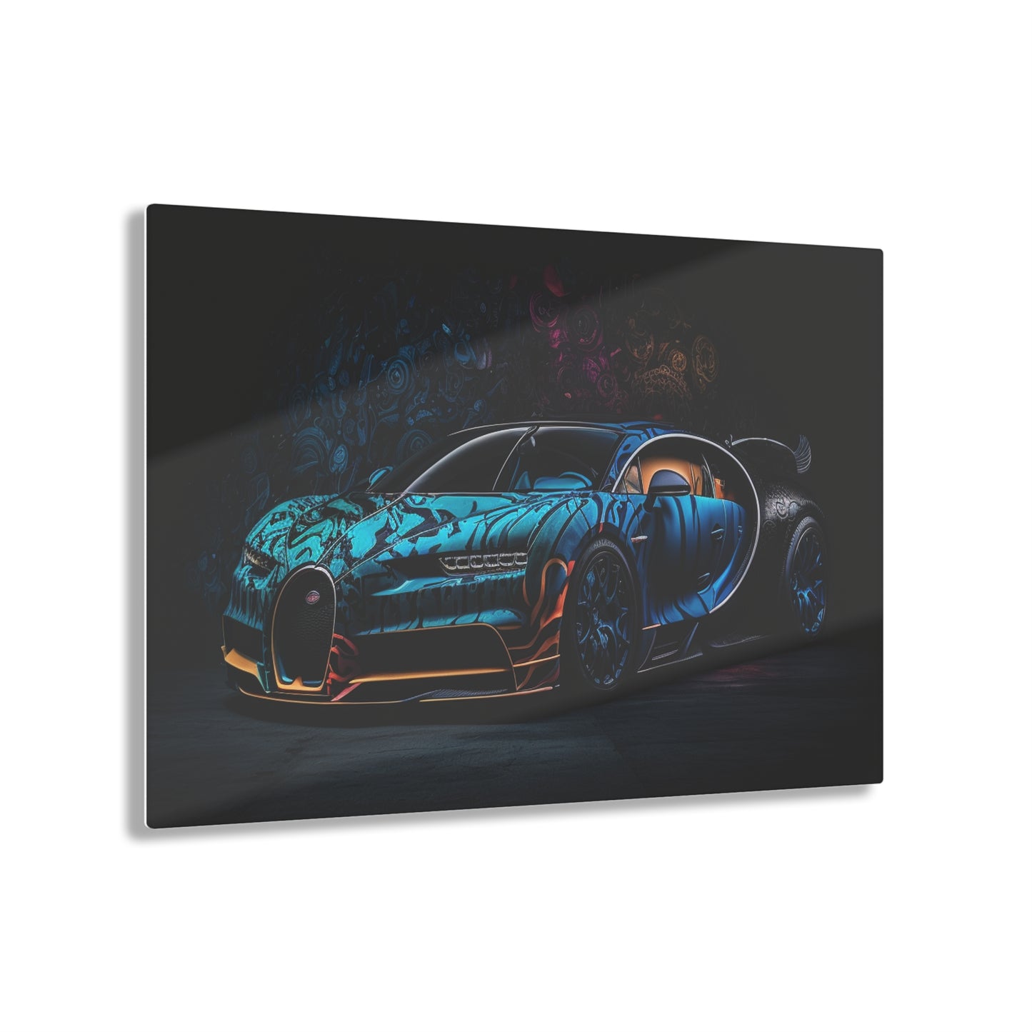 Acrylic Prints Bugatti Blue 3