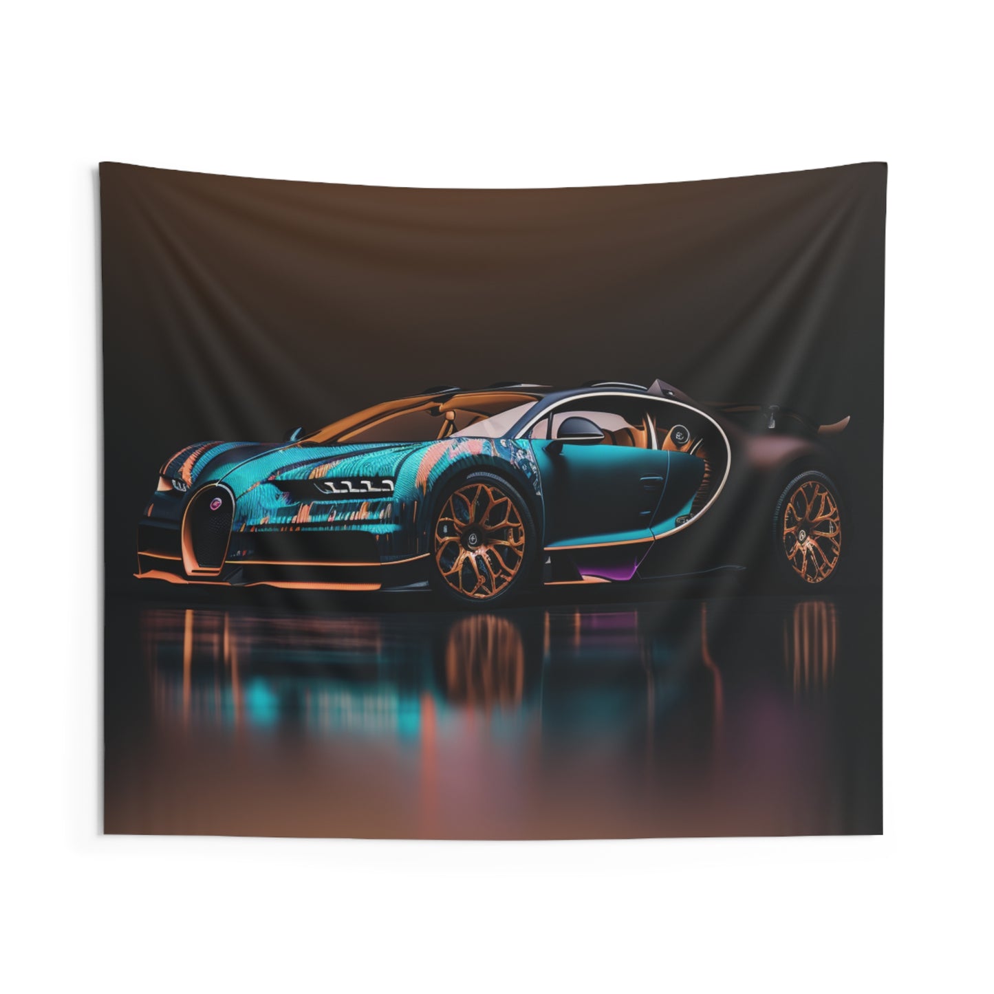 Indoor Wall Tapestries Bugatti Blue 2