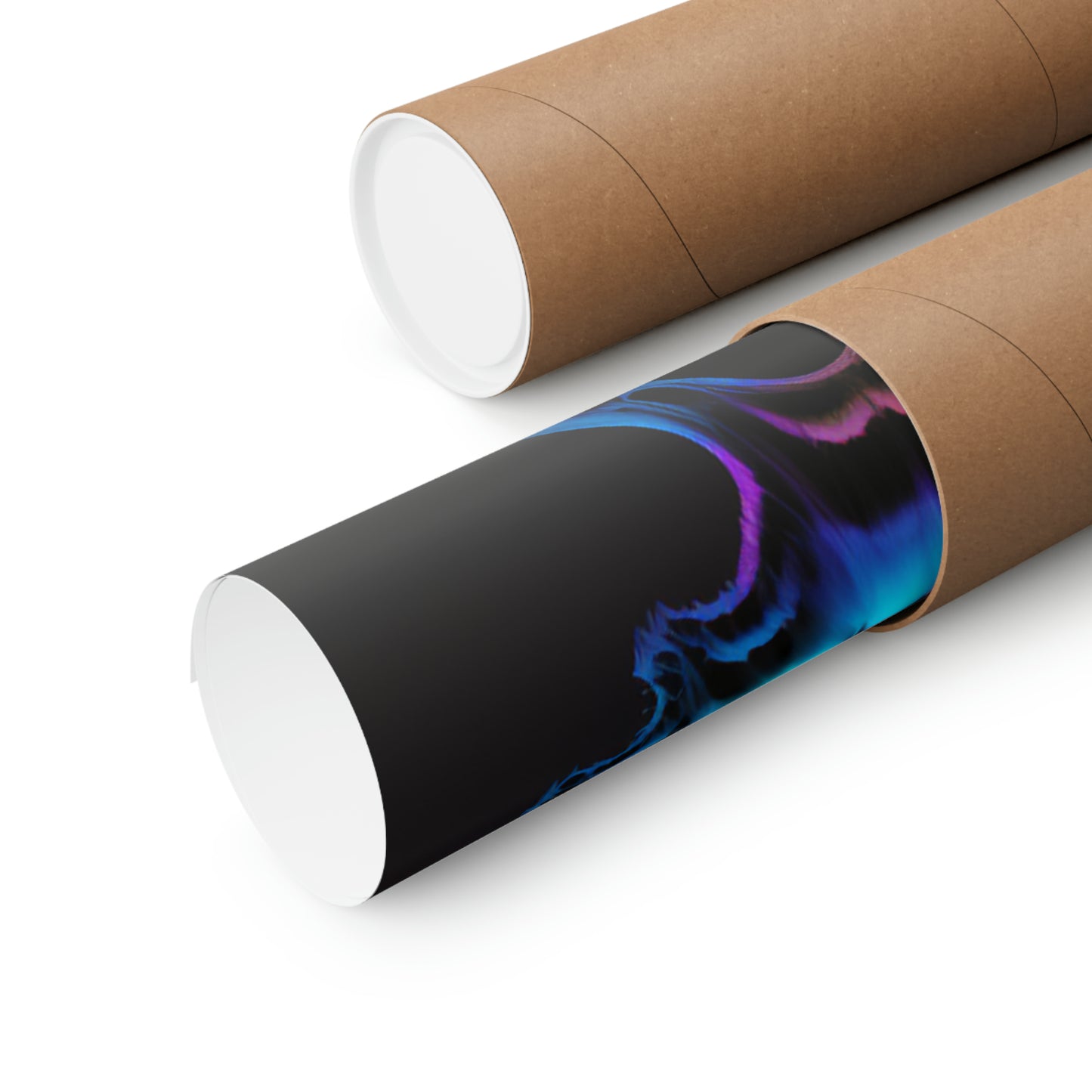 Premium Matte Vertical Posters Raw Florescent Glow 1