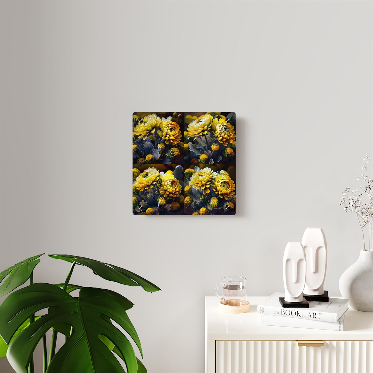 Acrylic Wall Art Panels Yellow Hermosas Flores Amarillas 5