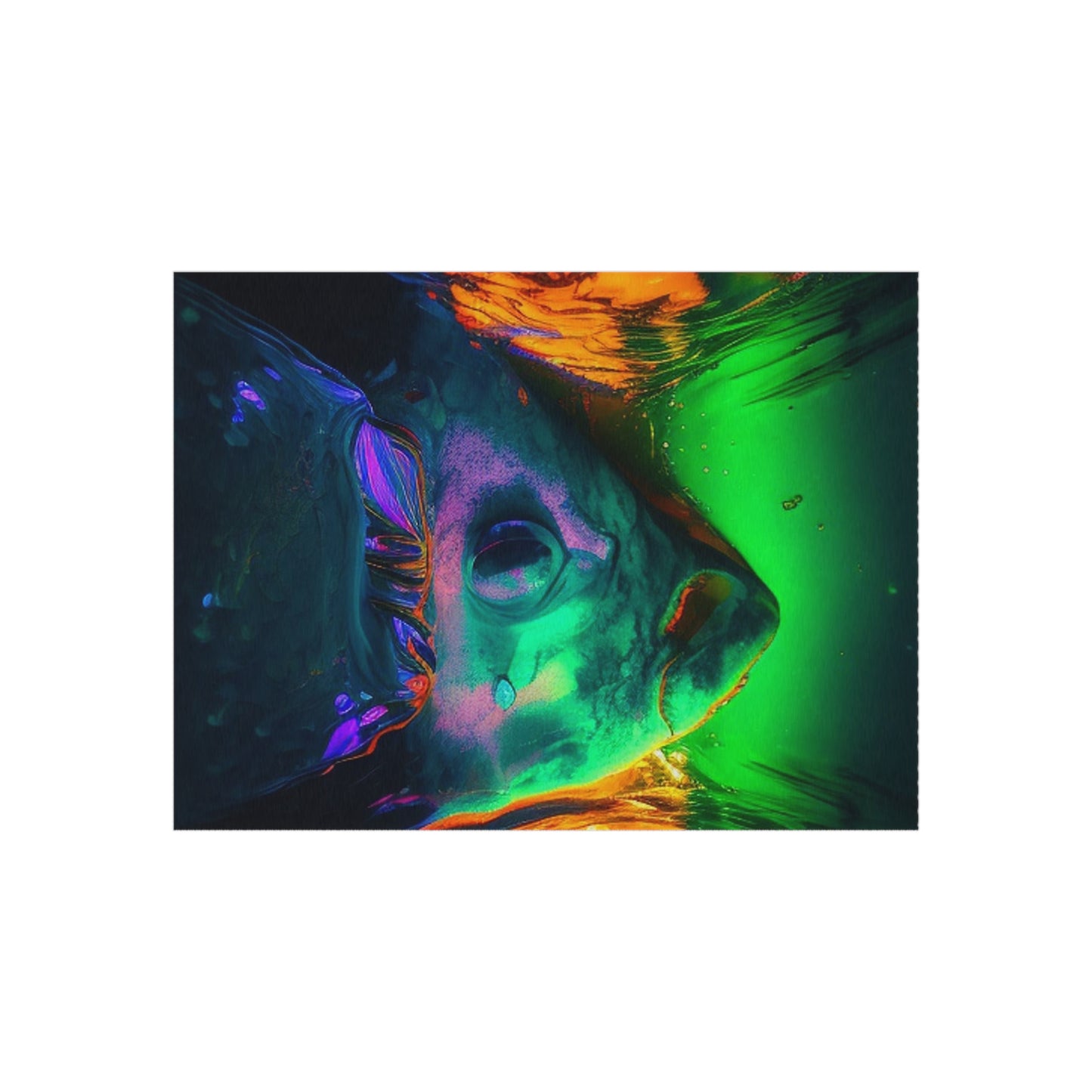 Outdoor Rug  Florescent Glow 1