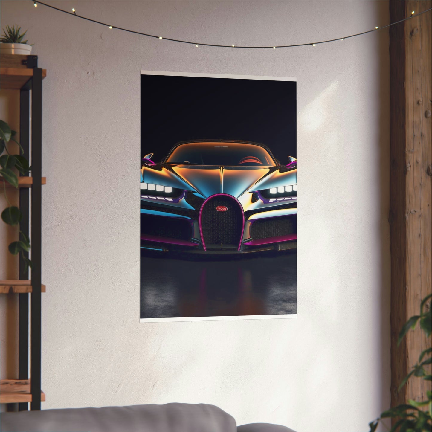 Premium Matte Vertical Posters Hyper Bugatti Chiron 1