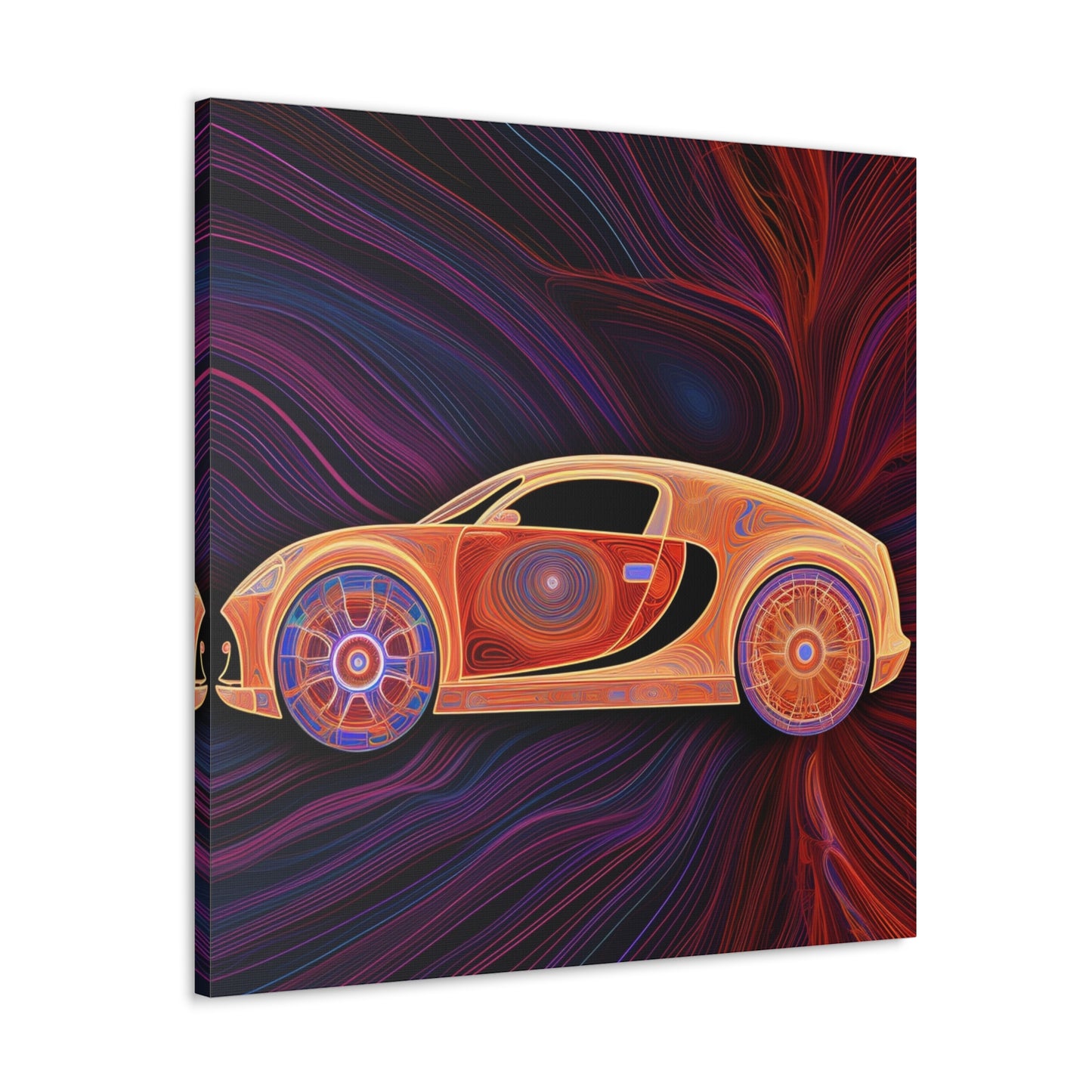 Canvas Gallery Wraps Bugatti Abstract Concept 2