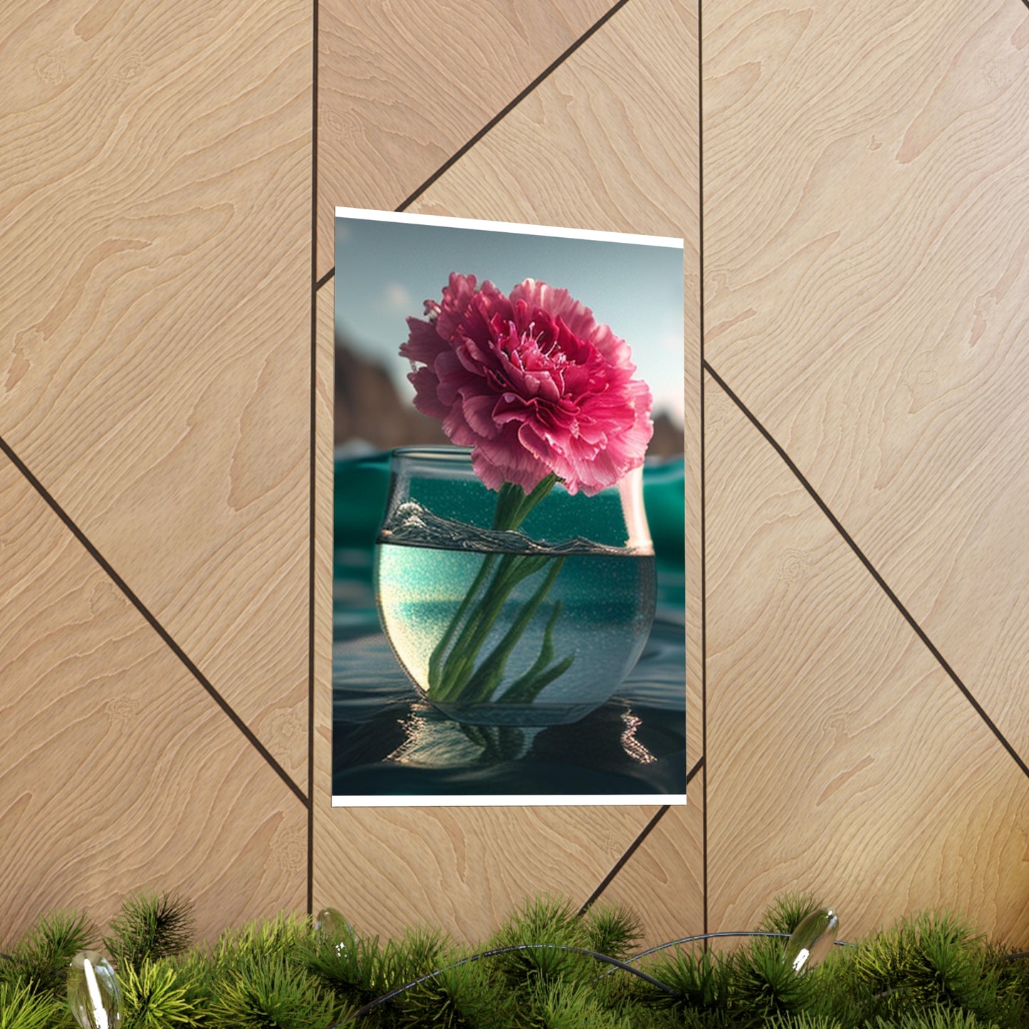 Premium Matte Vertical Posters Carnation 1