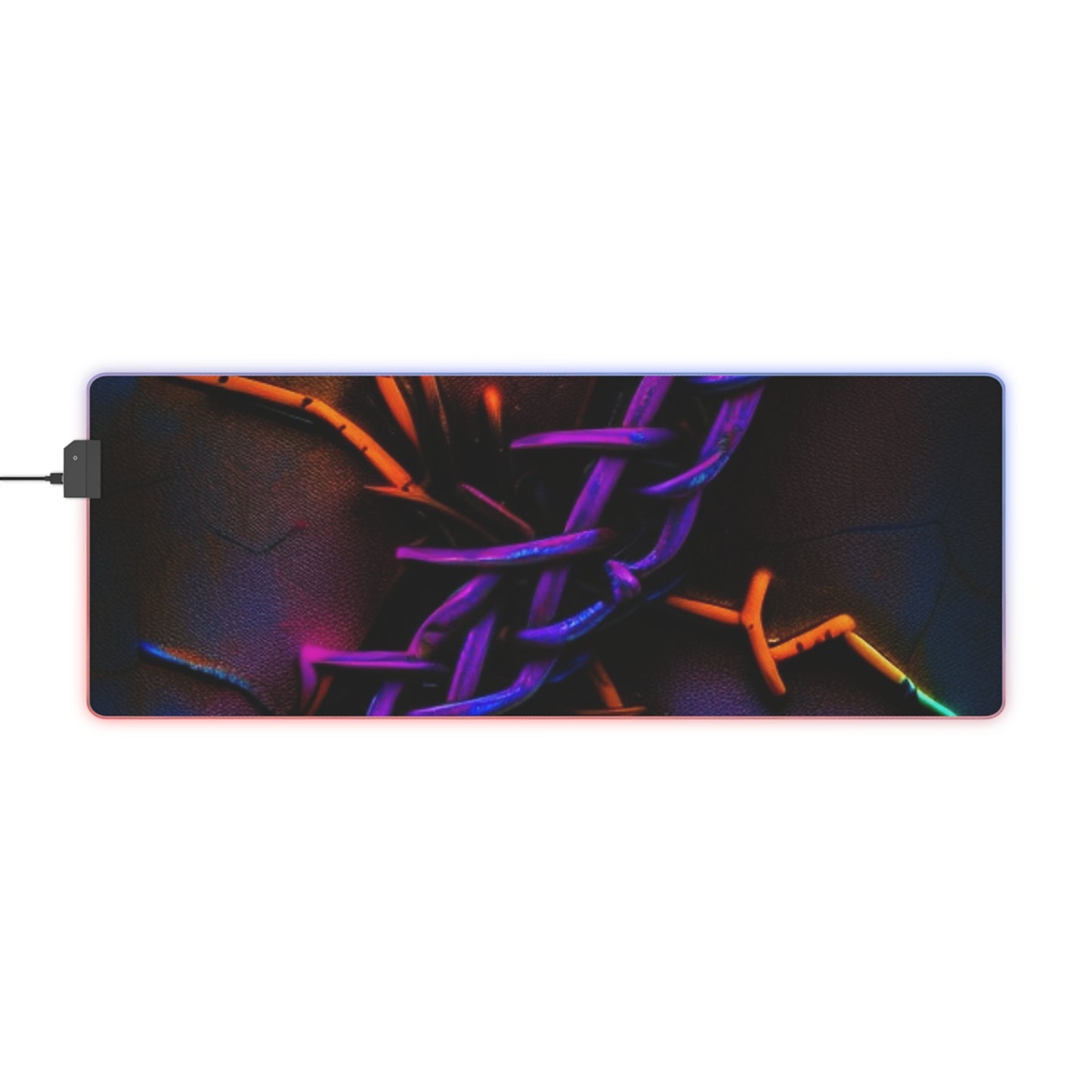 LED Gaming Mouse Pad Macro Neon Barbs 2