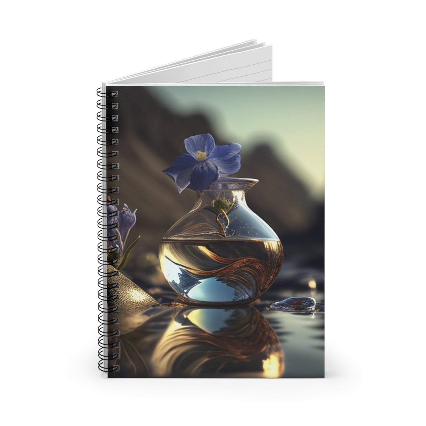 Spiral Notebook - Ruled Line The Bluebell 1