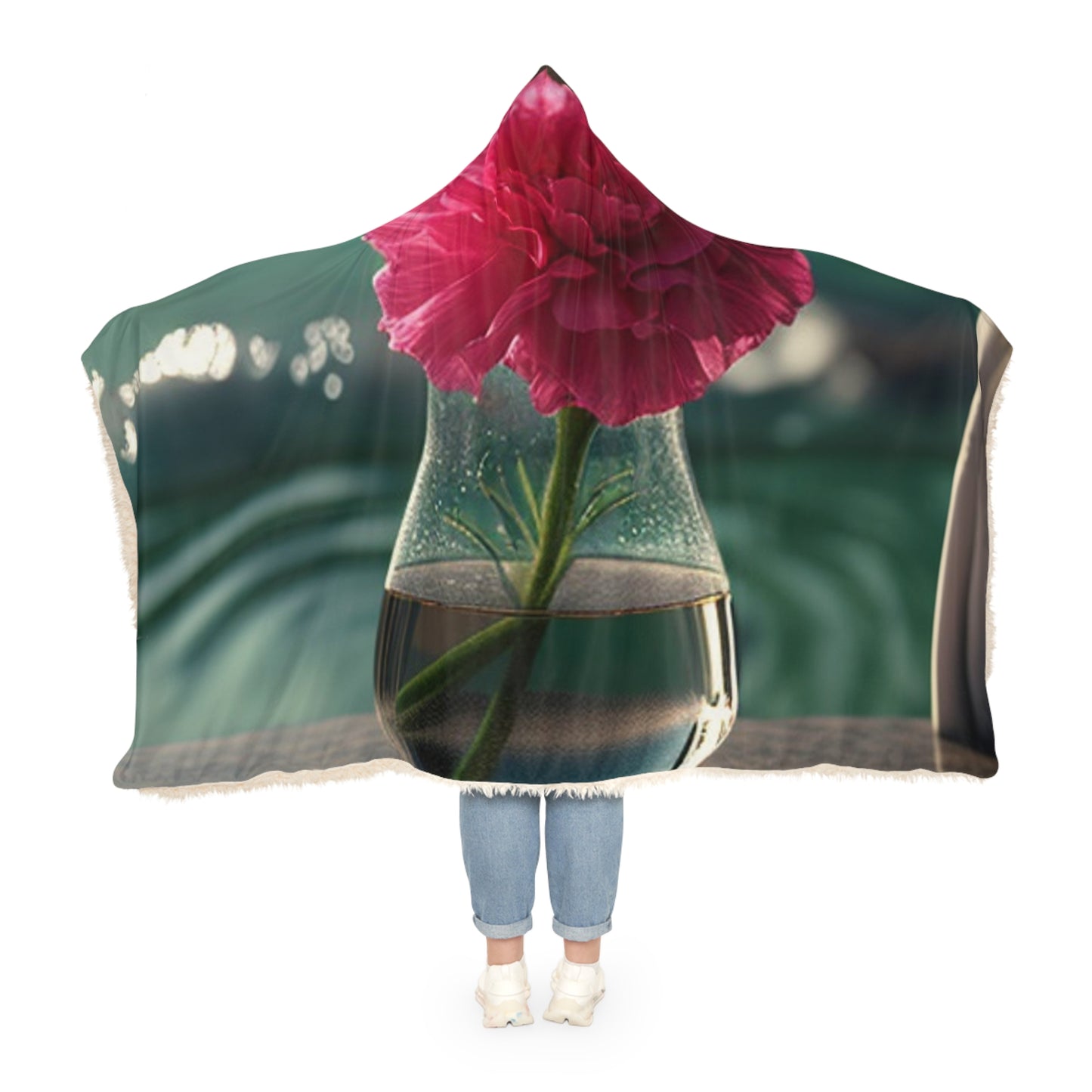 Snuggle Hooded Blanket Carnation 4