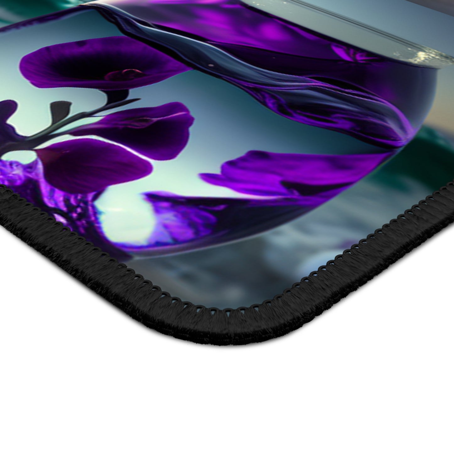 Gaming Mouse Pad  Purple Sweet pea in a vase 5