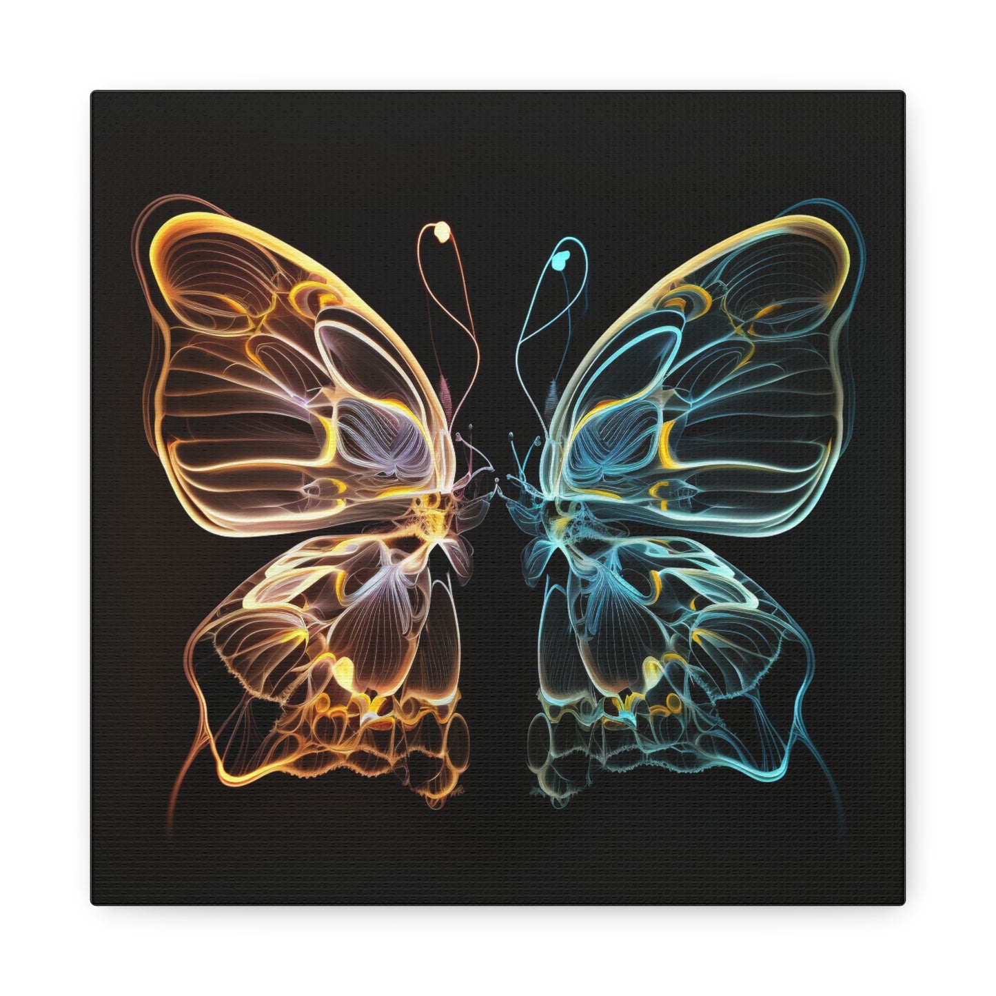 Canvas Gallery Wraps Neon Glo Butterfly 3