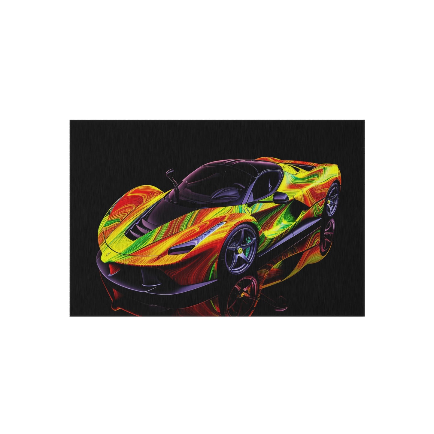 Outdoor Rug  Ferrari Neon 4