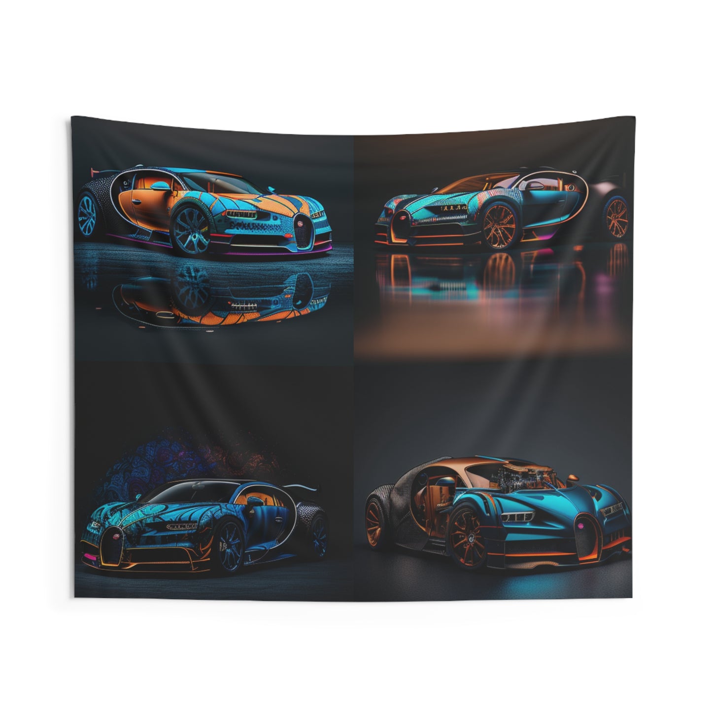 Indoor Wall Tapestries Bugatti Blue 5