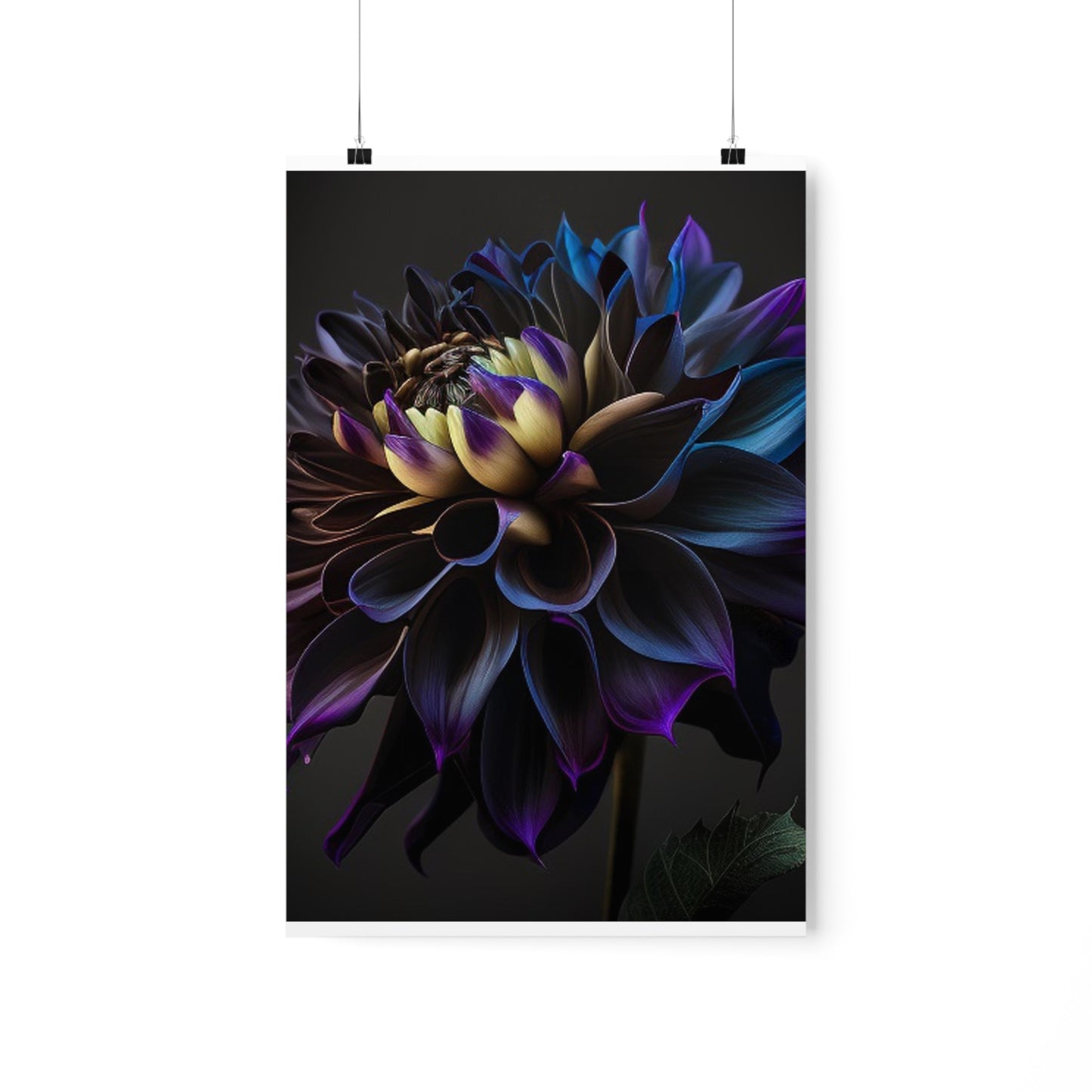 Premium Matte Vertical Posters Dahlia Purple 1