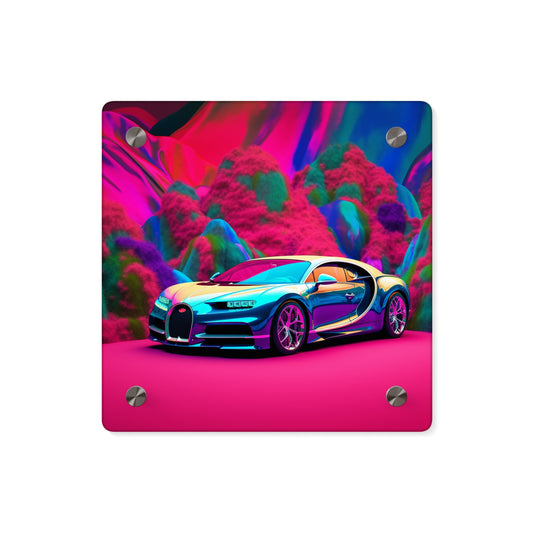 Acrylic Wall Art Panels Florescent Bugatti Flair 4