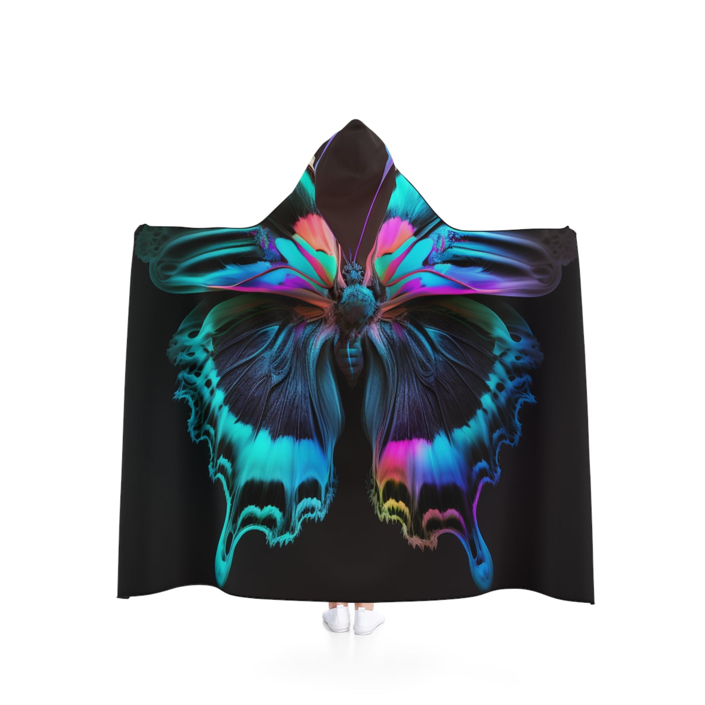 Hooded Blanket Raw Florescent Glow 1