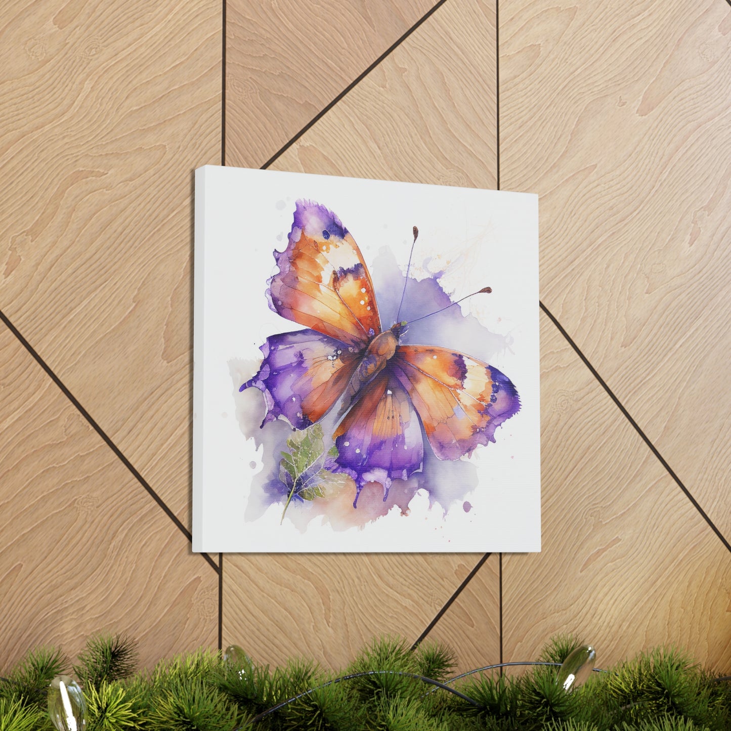 Canvas Gallery Wraps MerlinRose Watercolor Butterfly 2