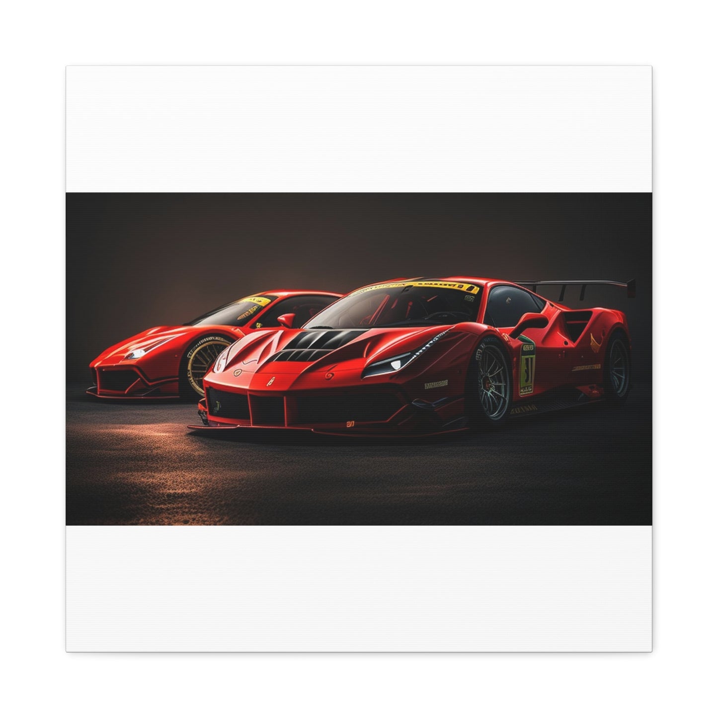 Canvas Gallery Wraps Ferrari Red 4