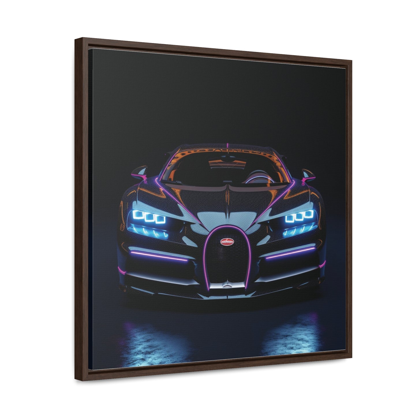 Gallery Canvas Wraps, Square Frame Hyper Bugatti Chiron 2
