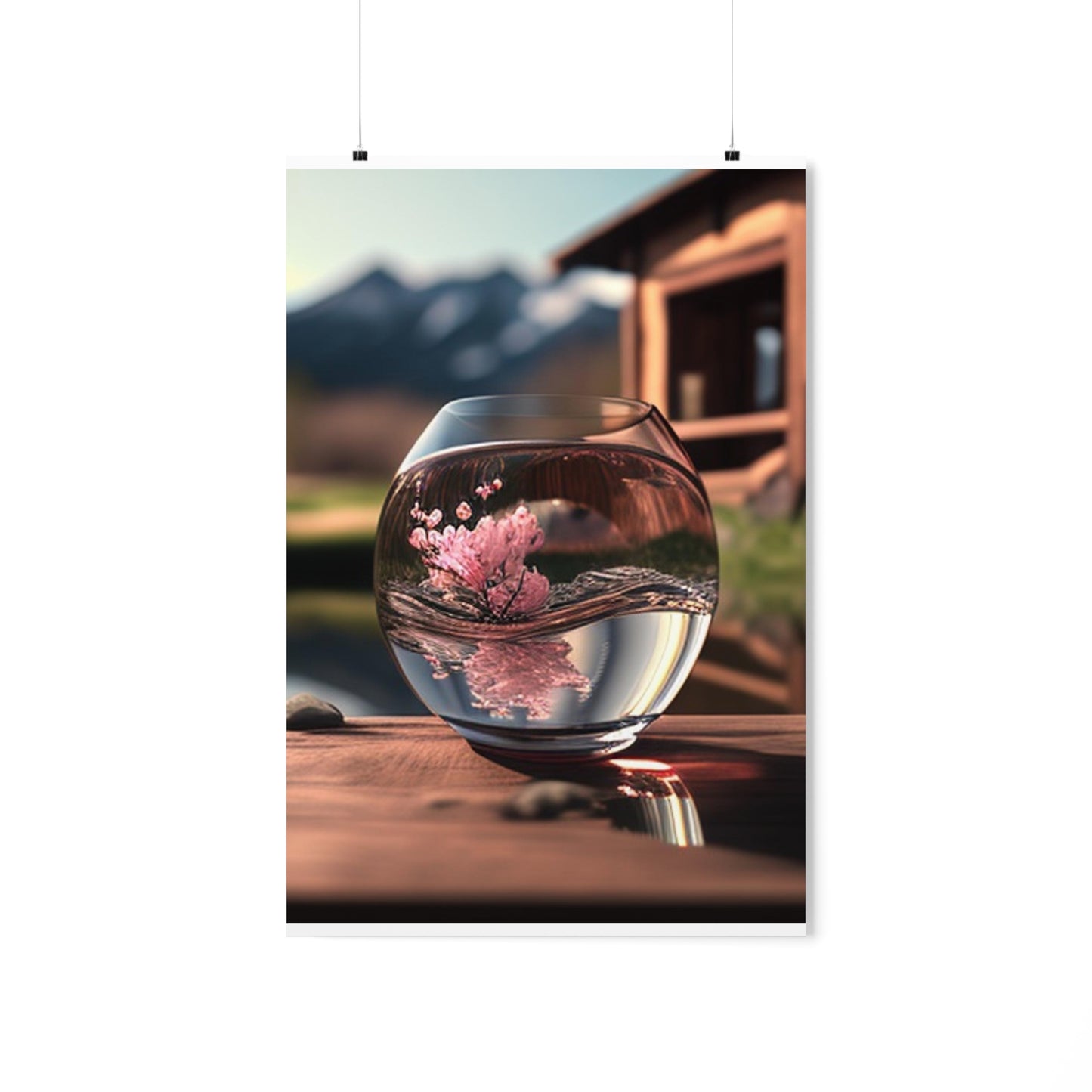 Premium Matte Vertical Posters Cherry Blossom 4