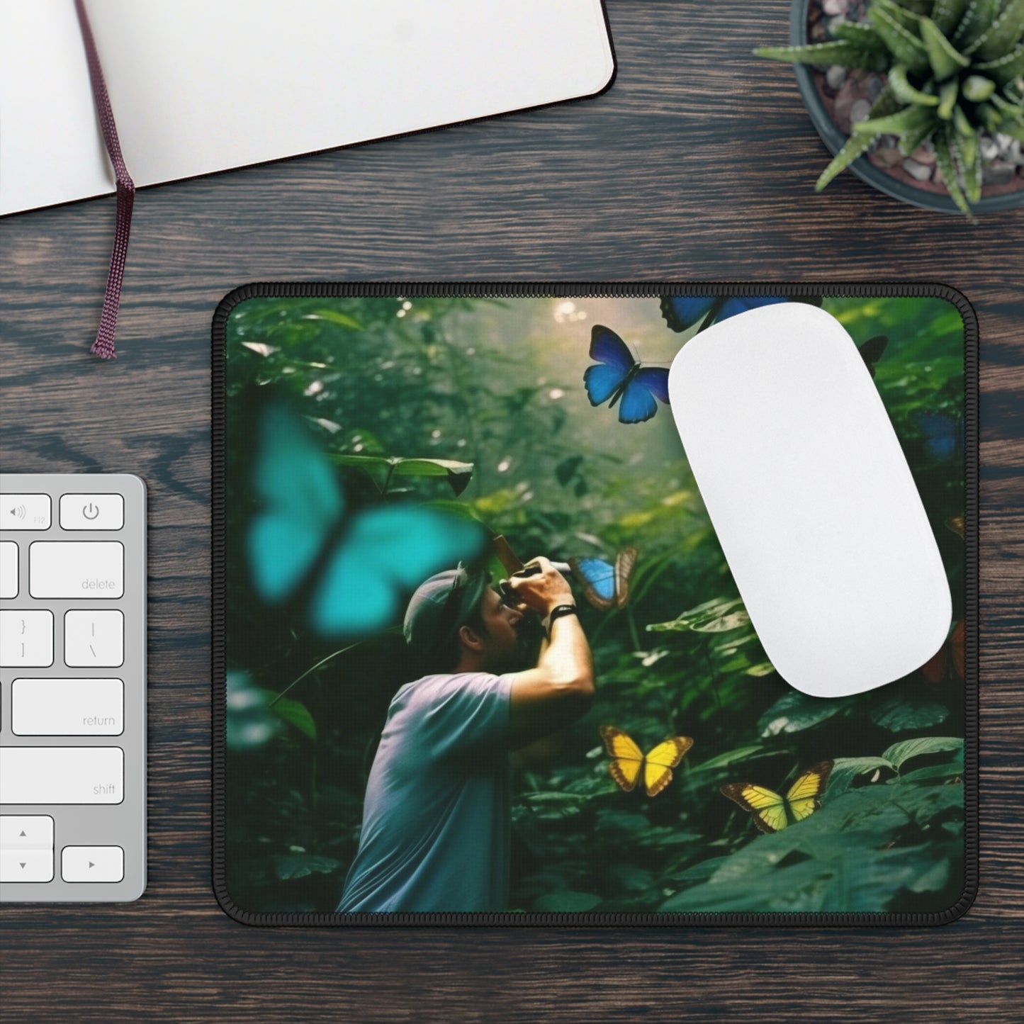 Gaming Mouse Pad  Jungle Butterfly 1