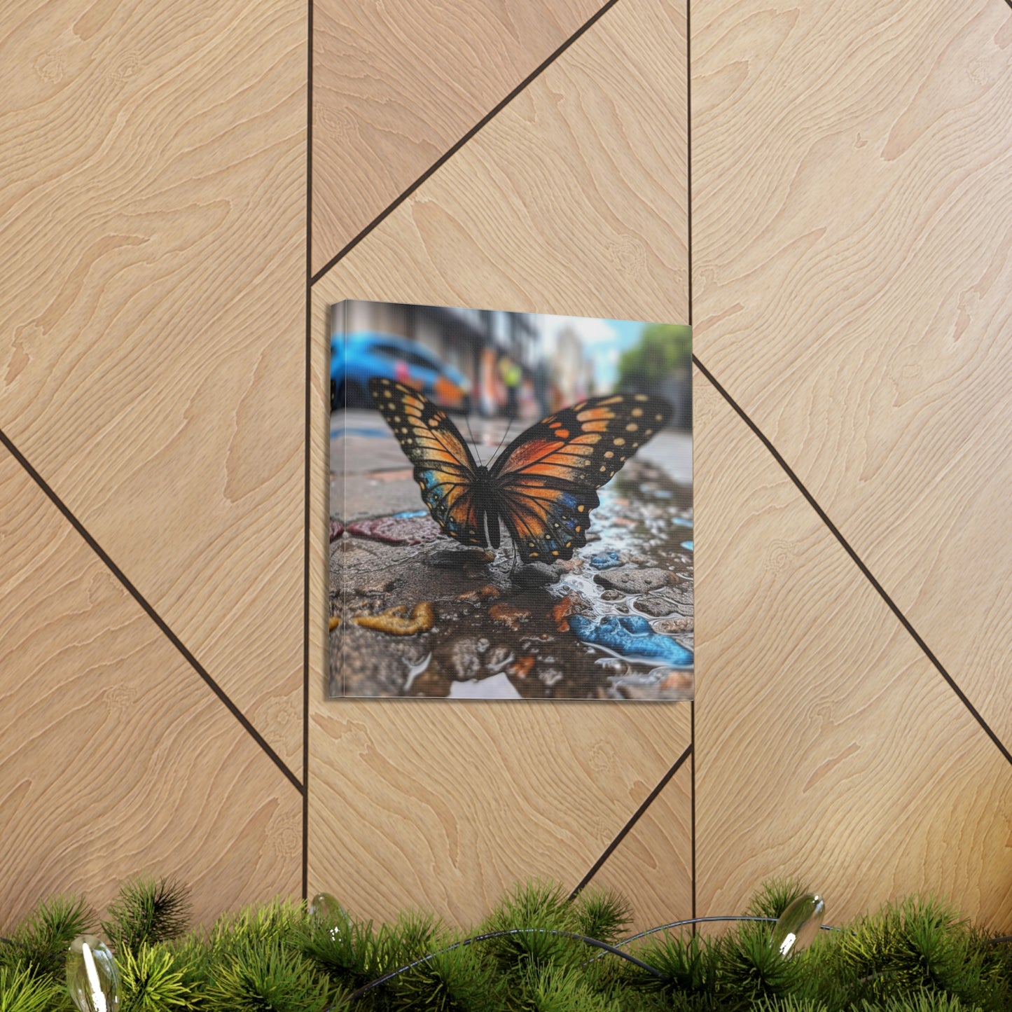 Canvas Gallery Wraps Water Butterfly Street 4