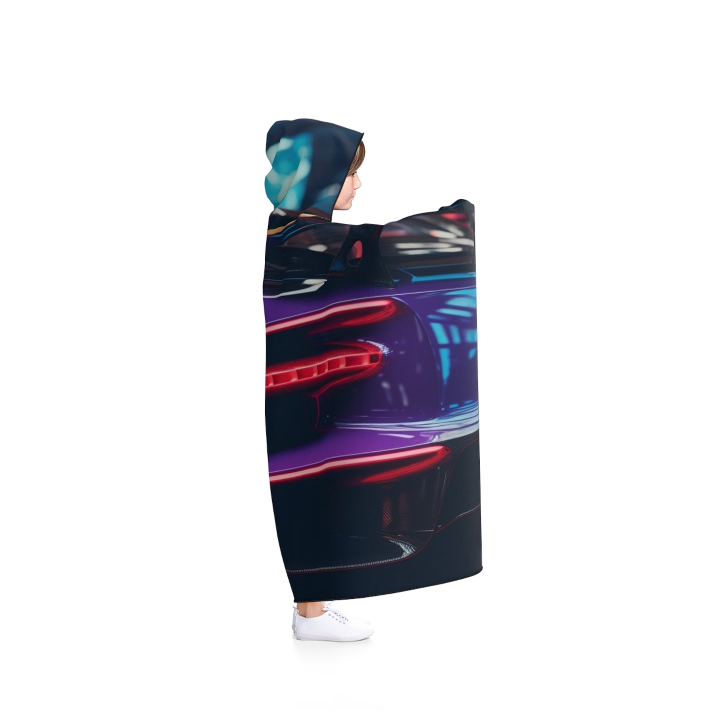 Hooded Blanket Hyper Bugatti Neon Chiron 3