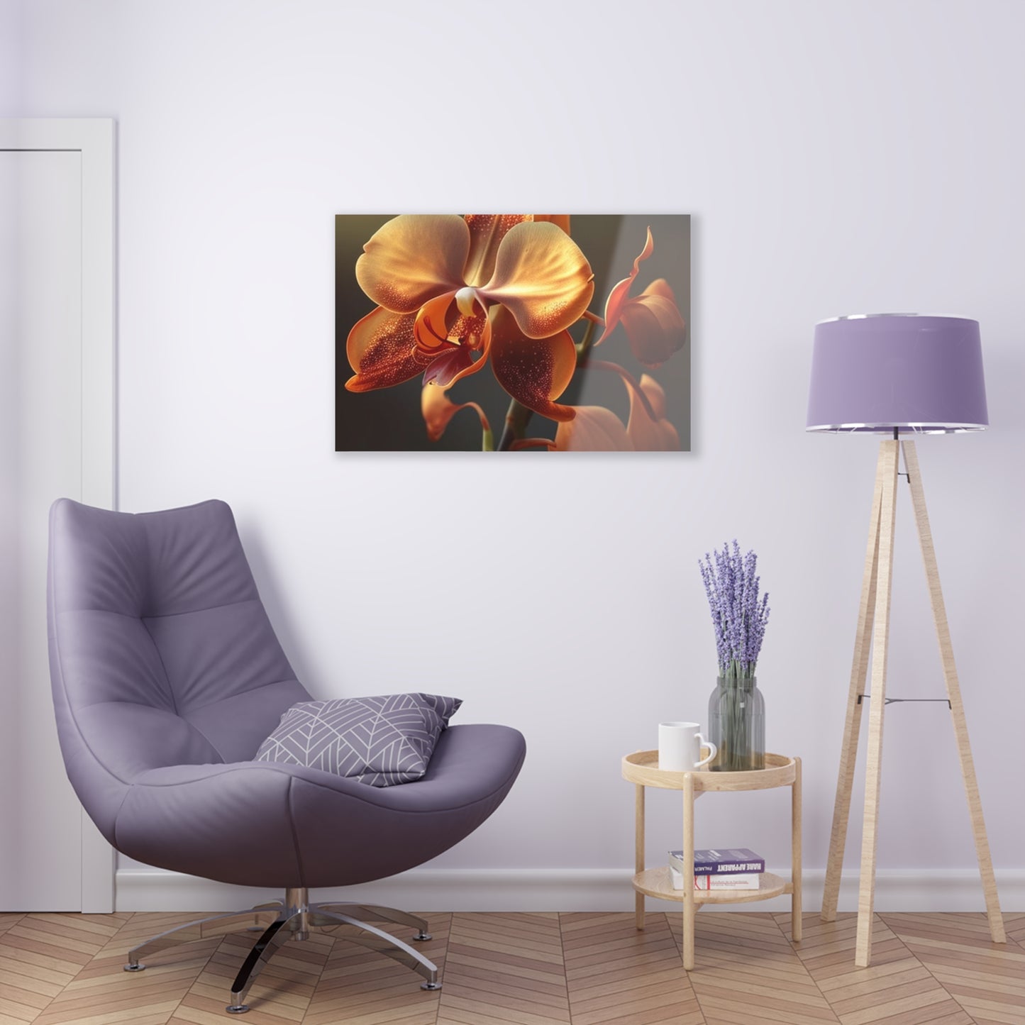 Acrylic Prints Orange Orchid 1