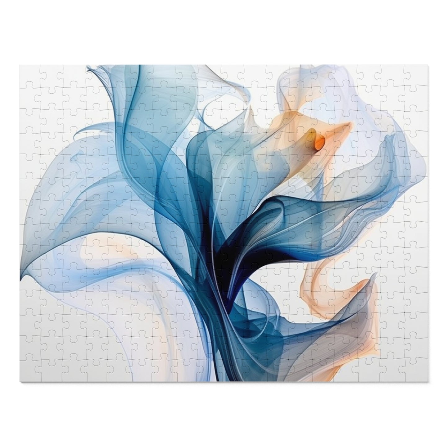 Jigsaw Puzzle (30, 110, 252, 500,1000-Piece) Blue Tluip Abstract 3