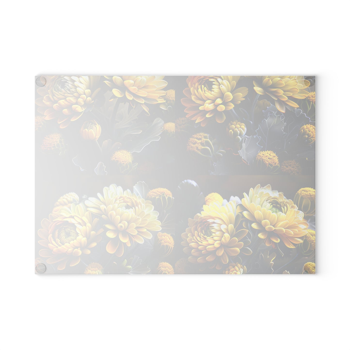 Glass Cutting Board Yellow Hermosas Flores Amarillas 5