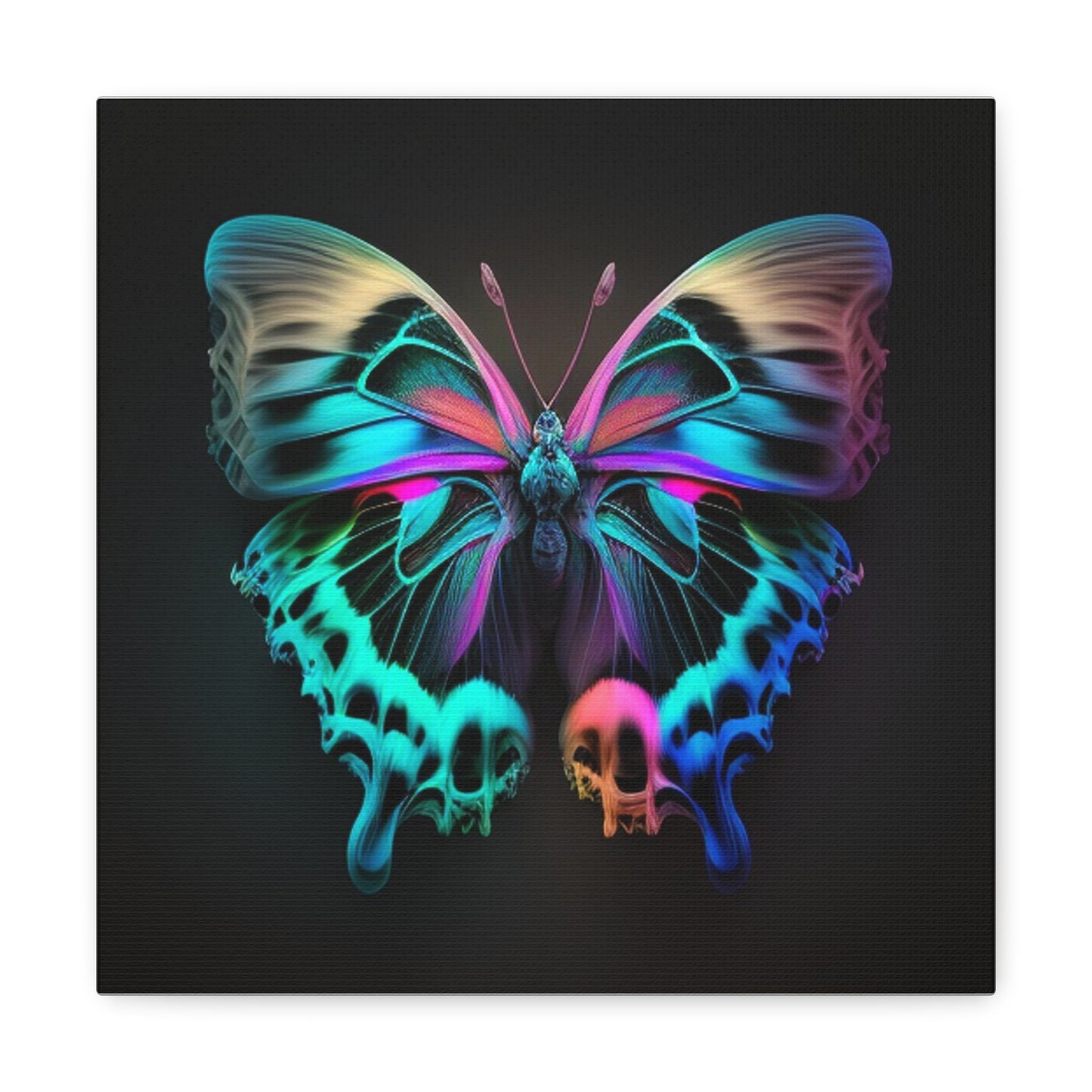 Canvas Gallery Wraps Neon Butterfly Fusion 2