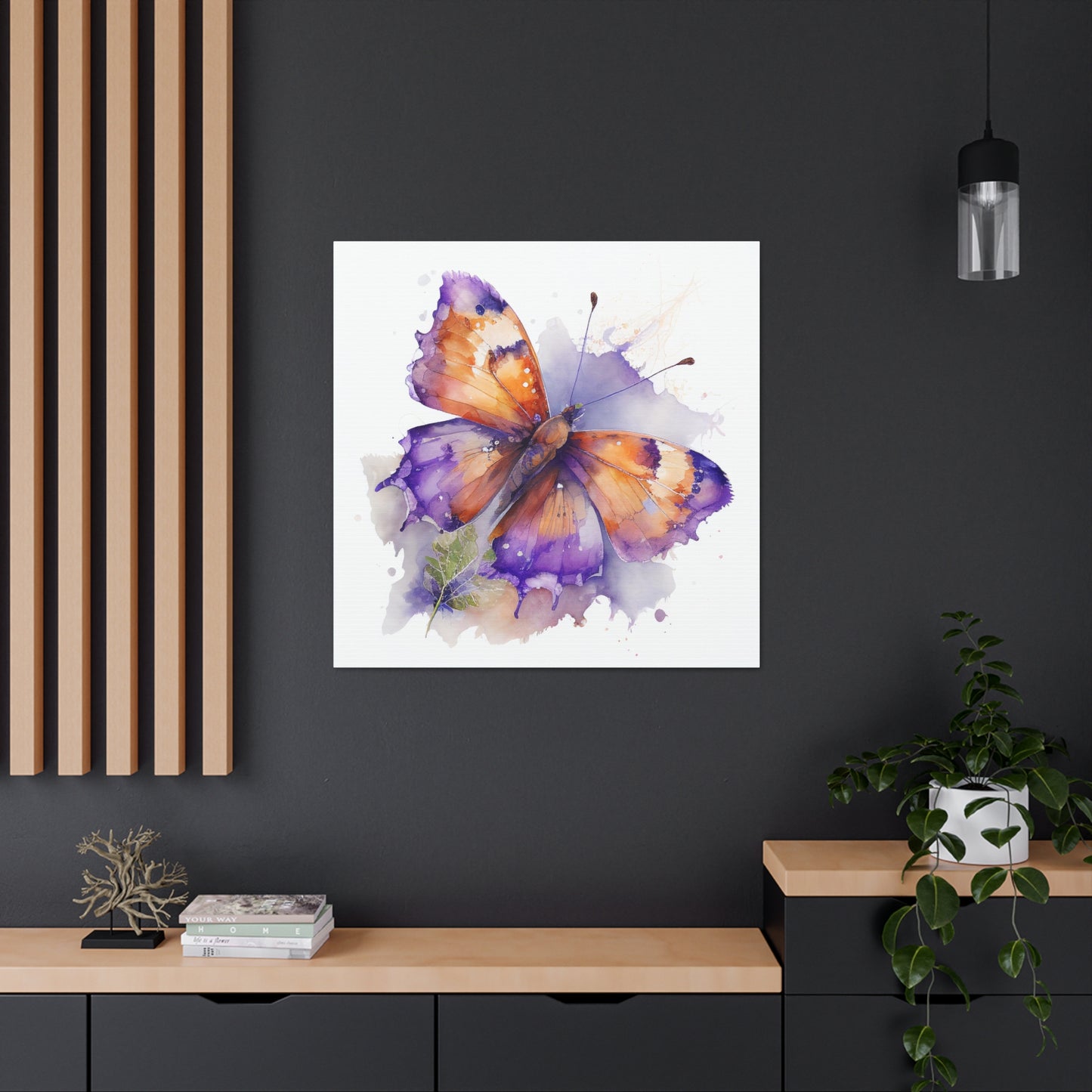 Canvas Gallery Wraps MerlinRose Watercolor Butterfly 2