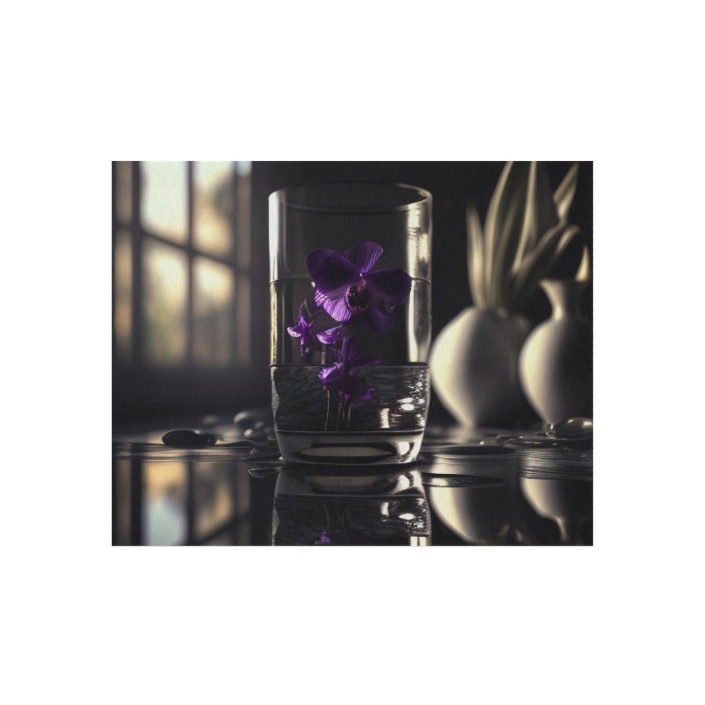 Outdoor Rug  Purple Orchid Glass vase 4
