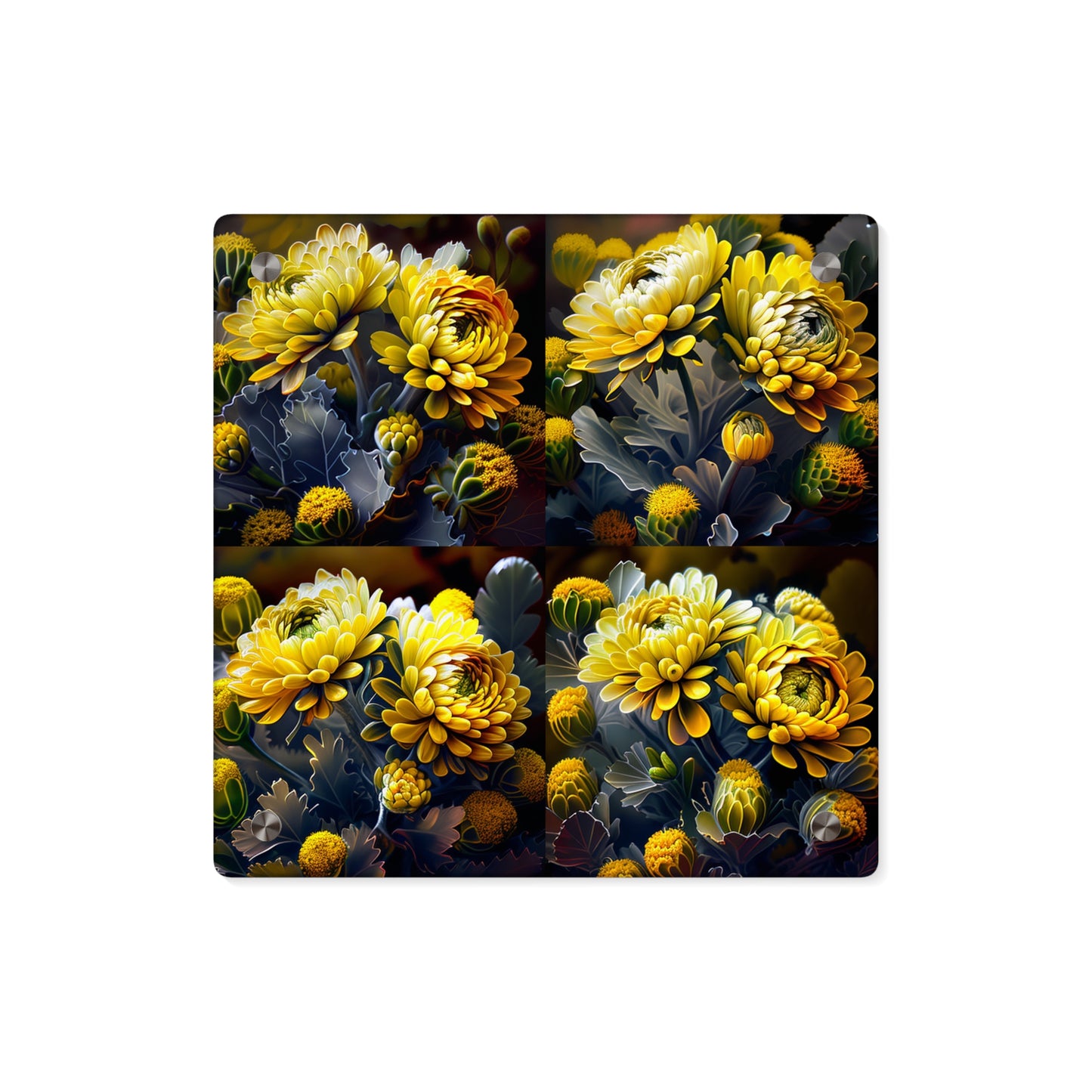 Acrylic Wall Art Panels Yellow Hermosas Flores Amarillas 5