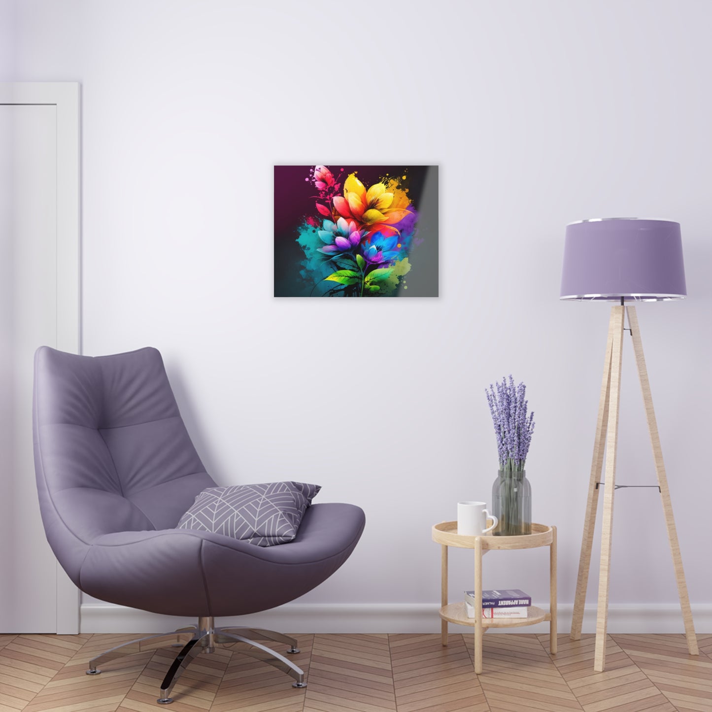 Acrylic Prints Bright Spring Flowers 3