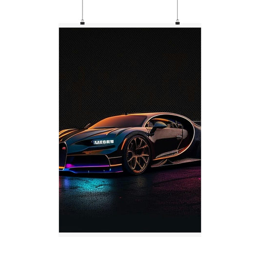 Premium Matte Vertical Posters Bugatti Chiron Super 4