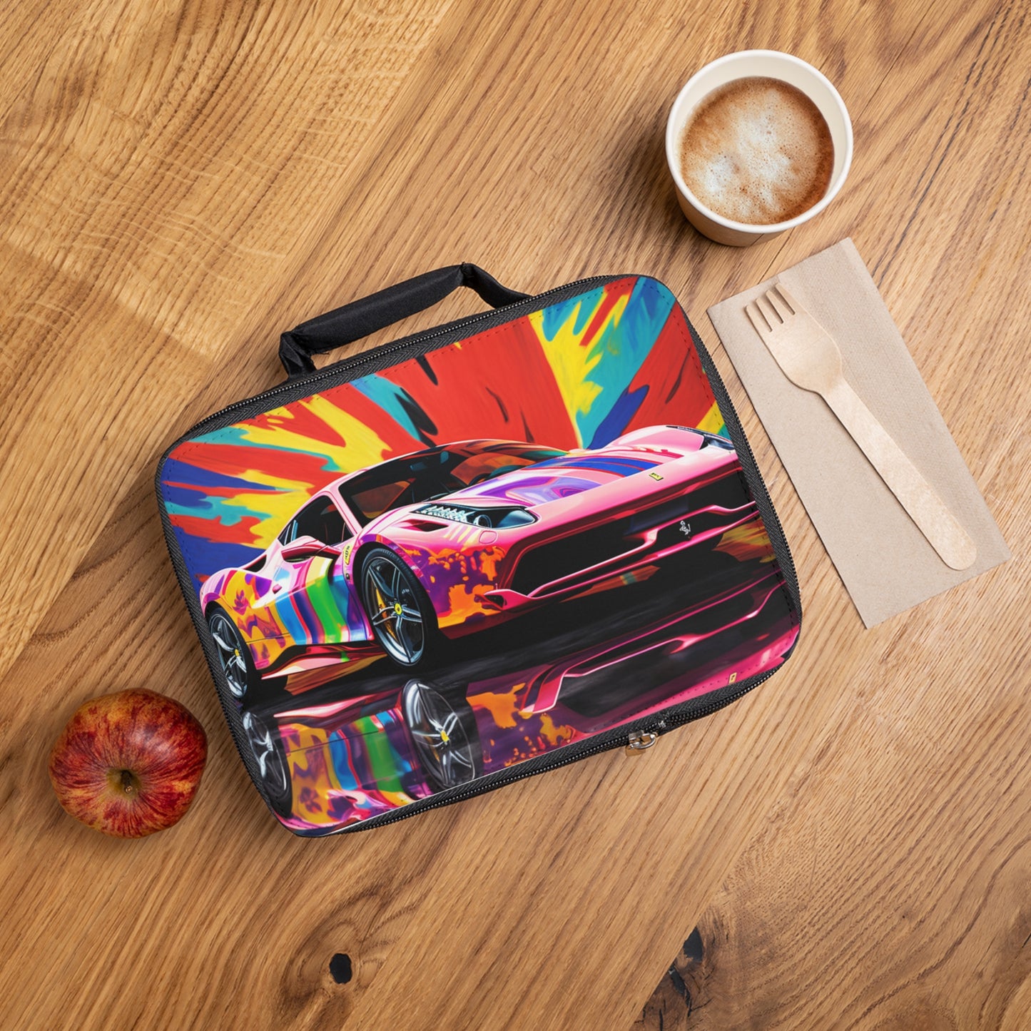 Lunch Bag Hyper Colorfull Ferrari 3