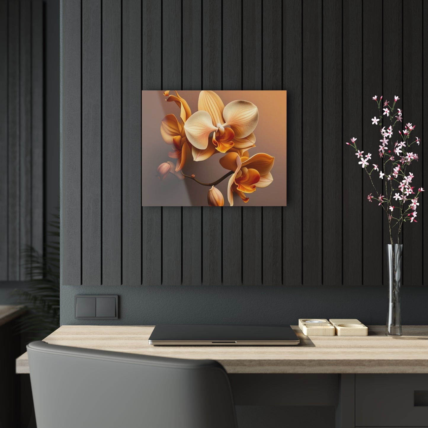 Acrylic Prints orchid pedals 2