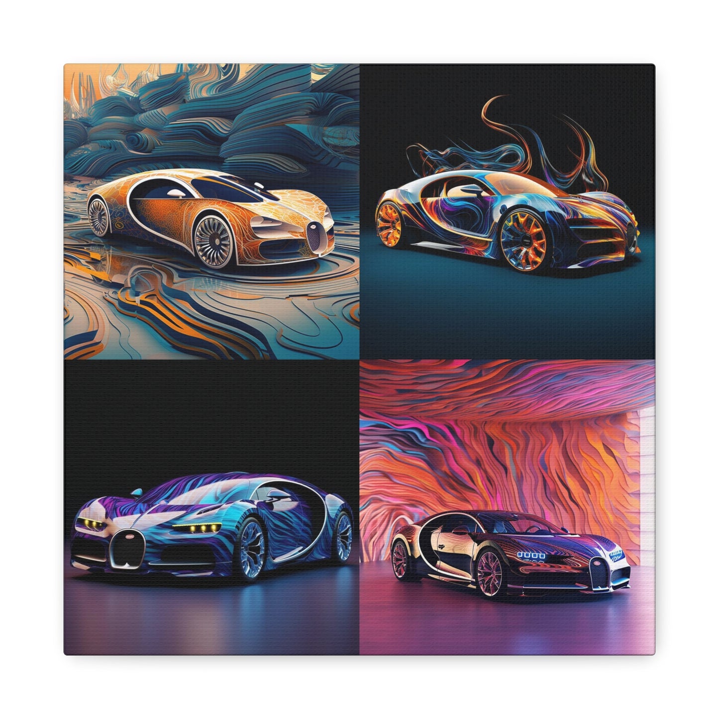 Canvas Gallery Wraps Bugatti Abstract Flair 5