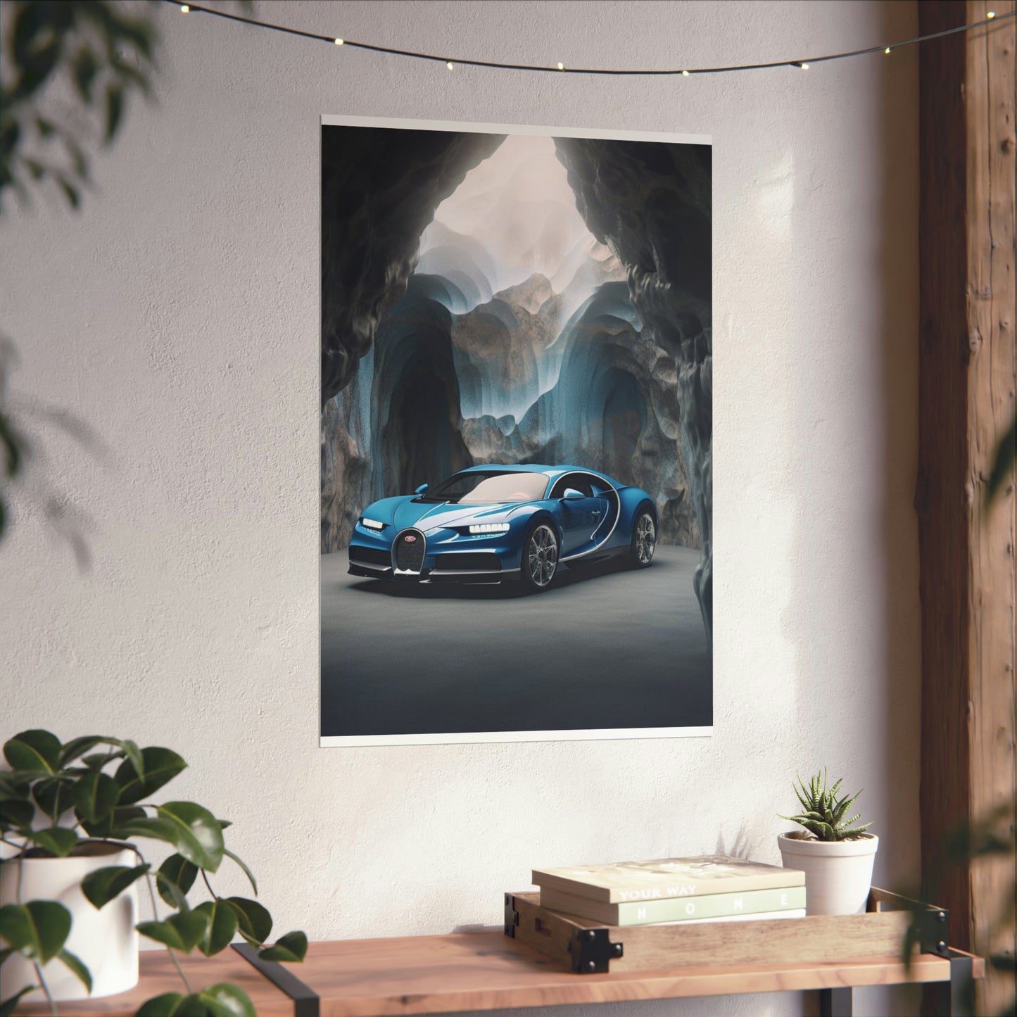 Premium Matte Vertical Posters Bugatti Real Look 2