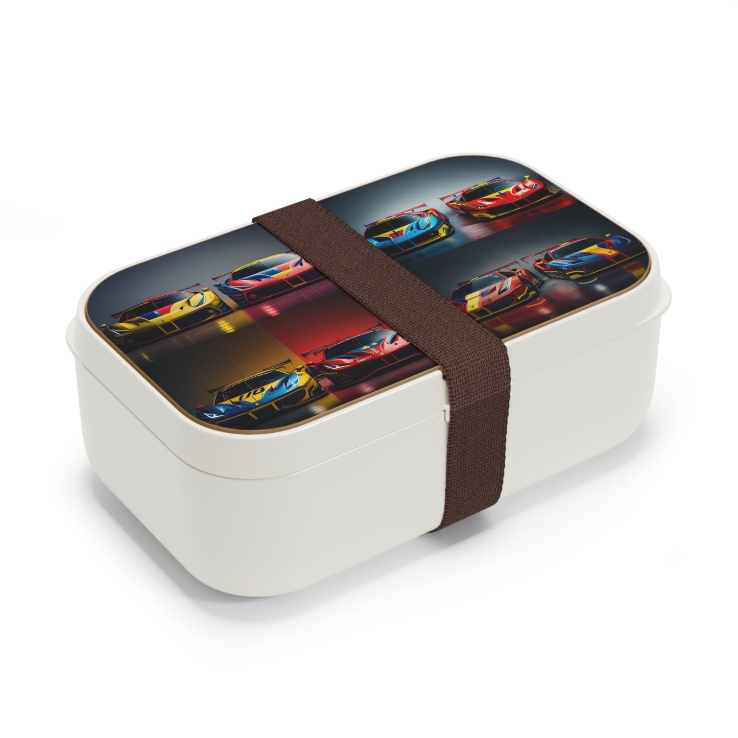 Bento Lunch Box Ferrari Red Blue 5