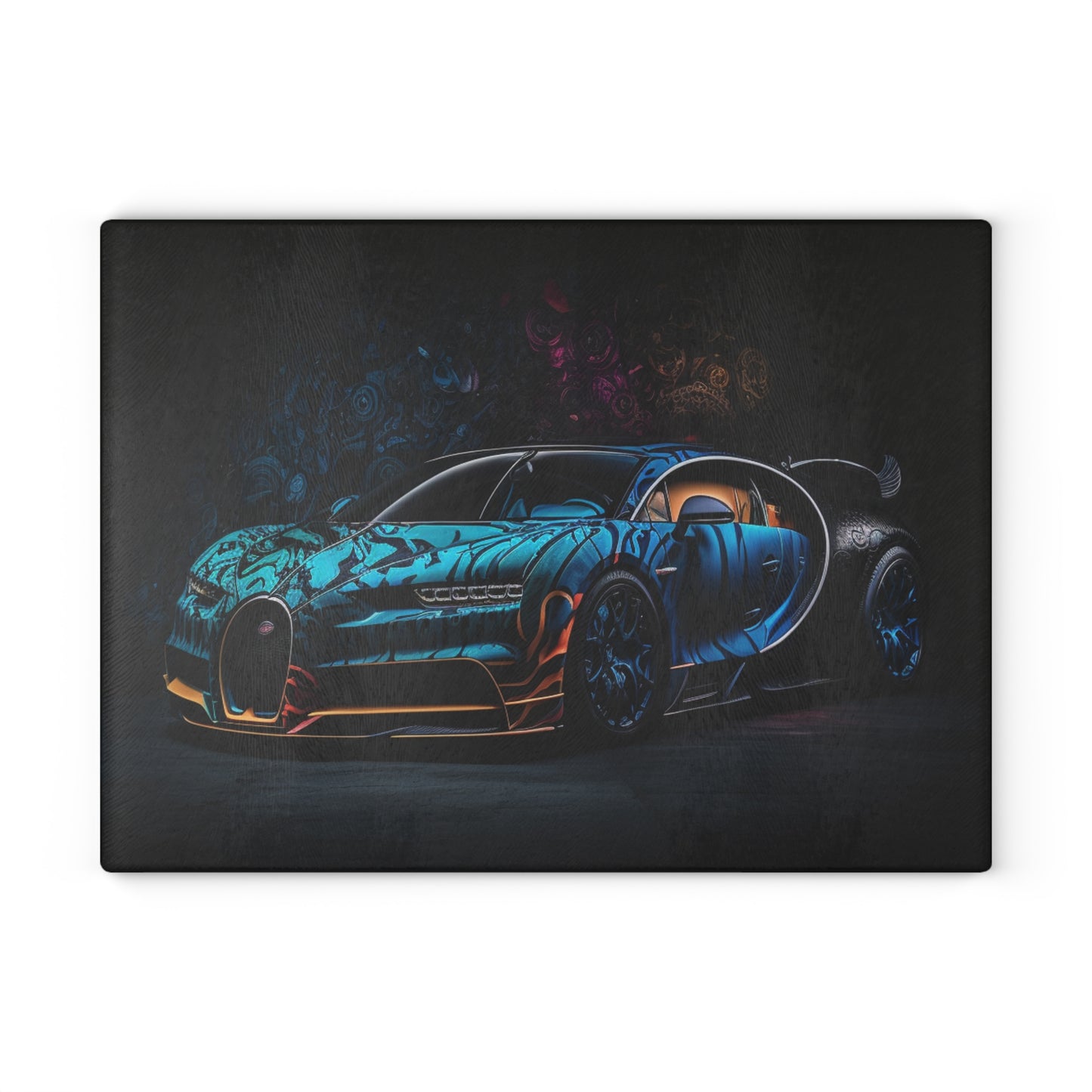 Glass Cutting Board Bugatti Blue 3